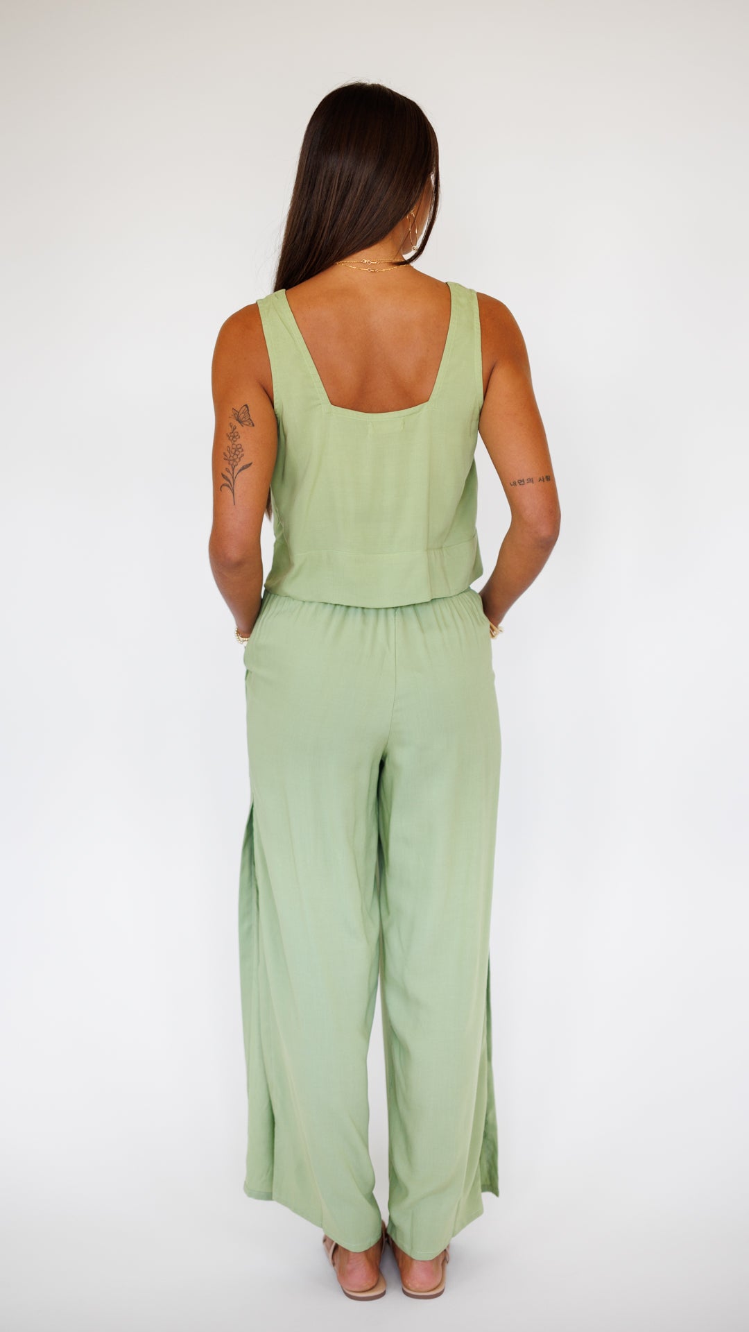 Tayla Top / Leaf Green