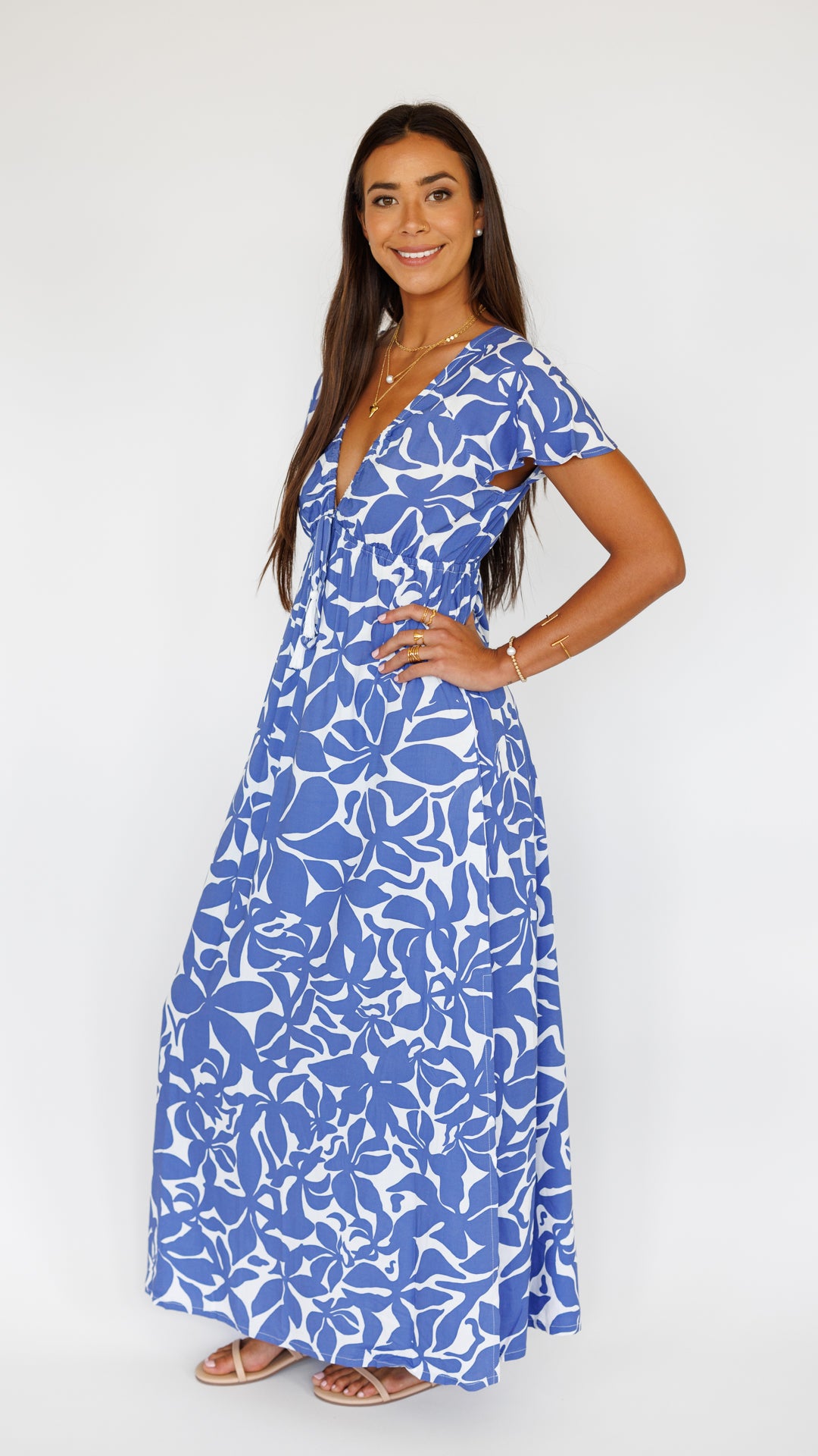 Leilani Dress / Honolulu Blu