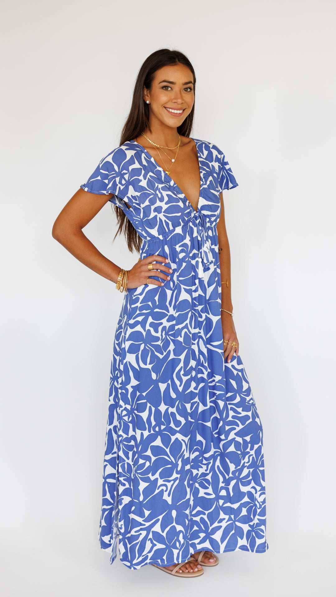 Leilani Dress / Honolulu Blu