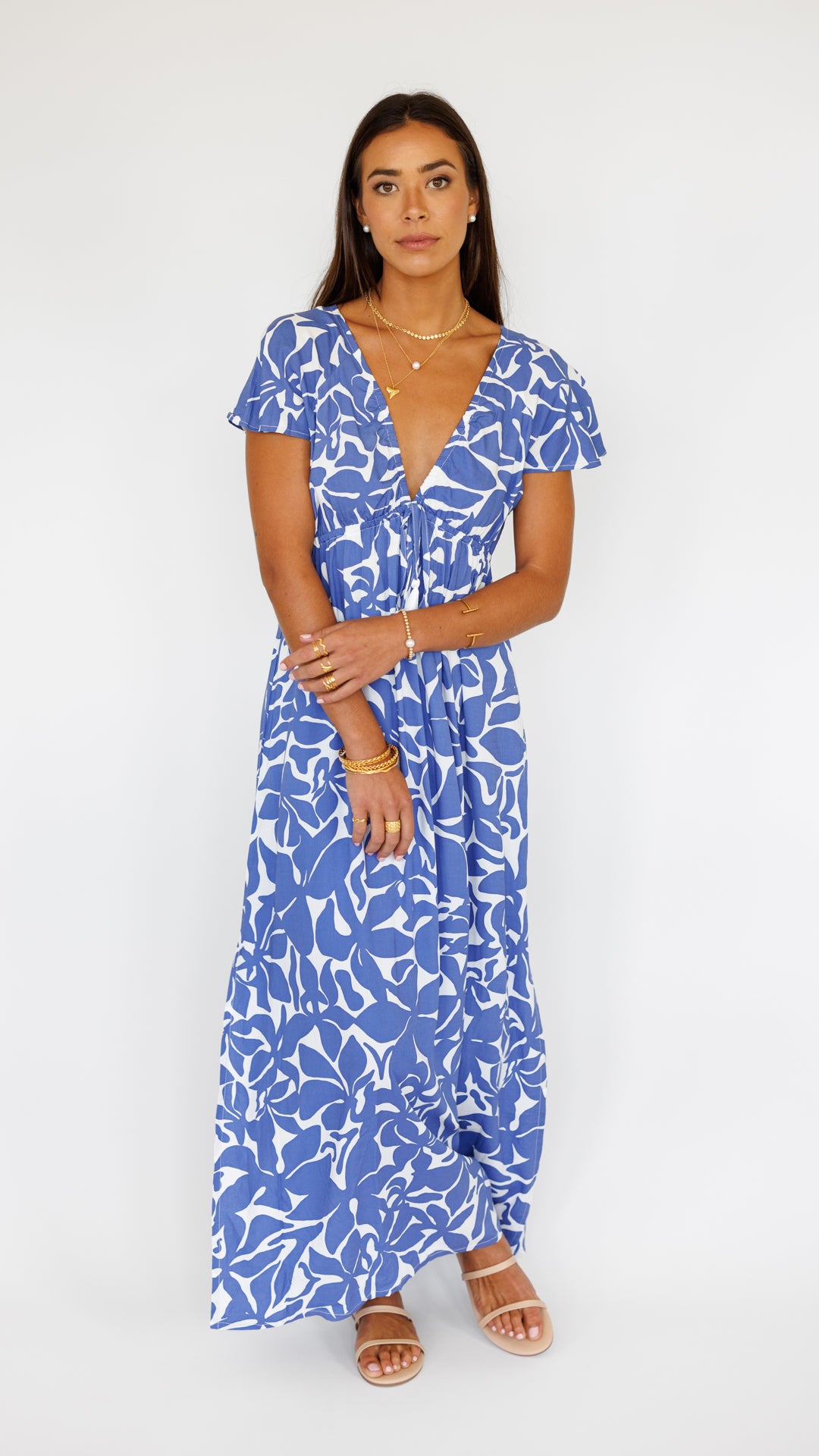Leilani Dress / Honolulu Blu
