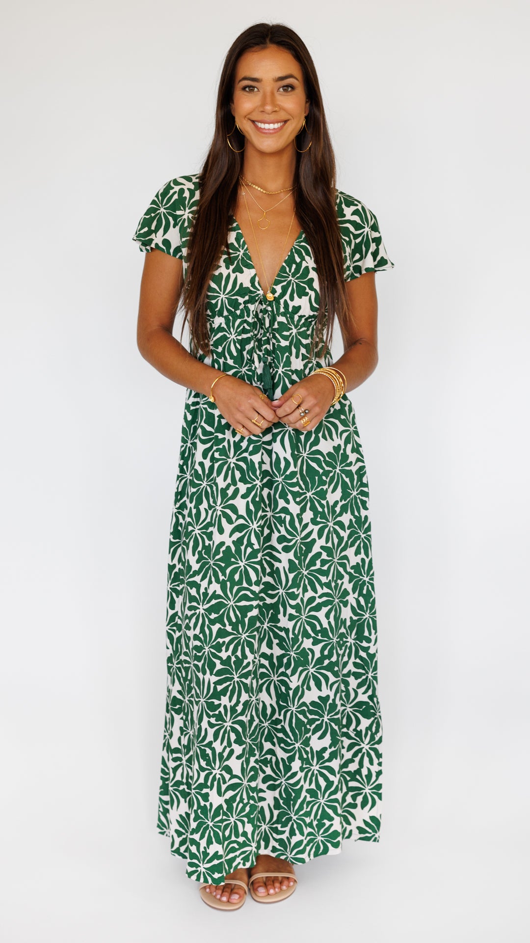 Leilani Dress / Aloha Forest