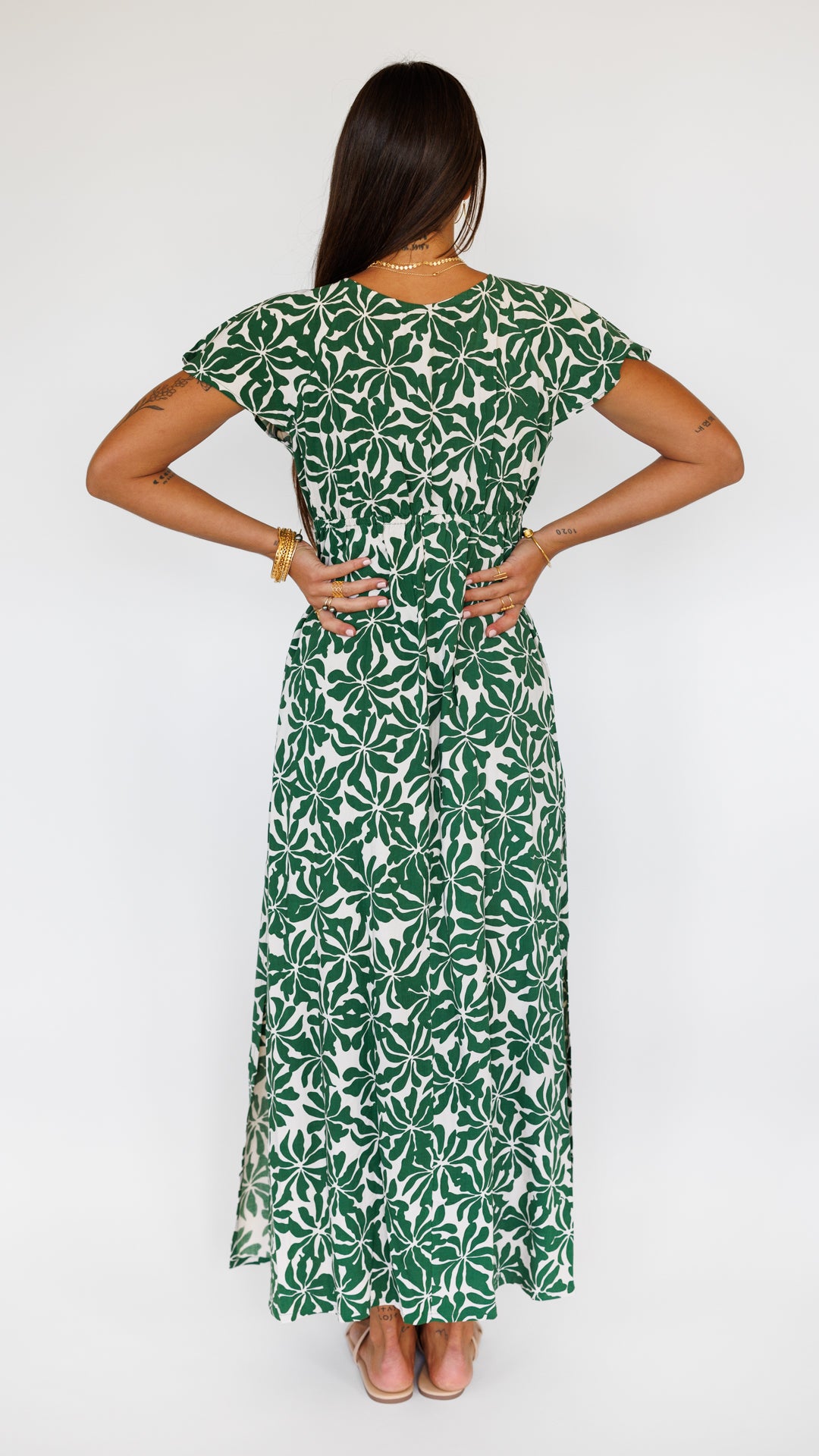 Leilani Dress / Aloha Forest