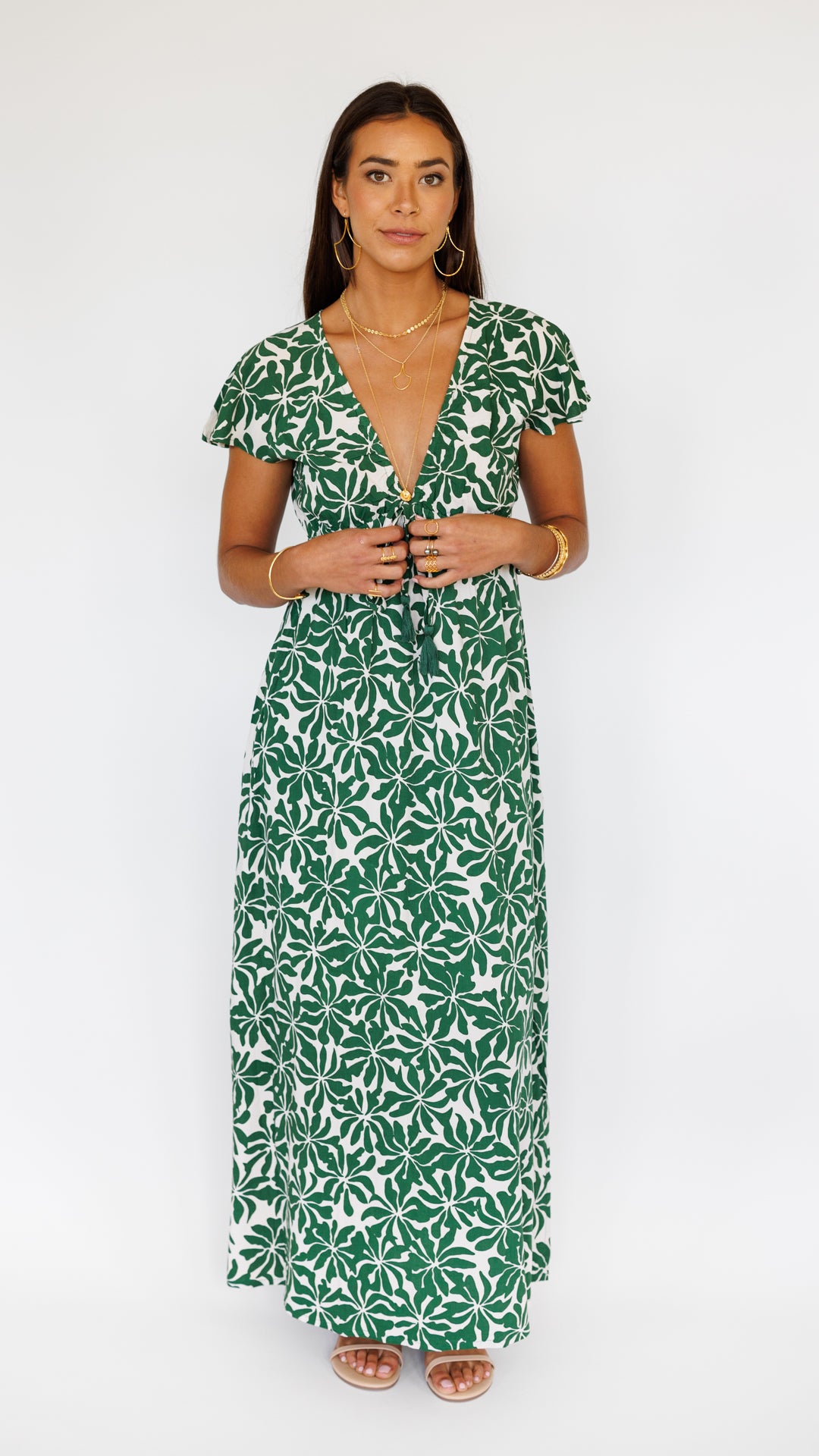 Leilani Dress / Aloha Forest