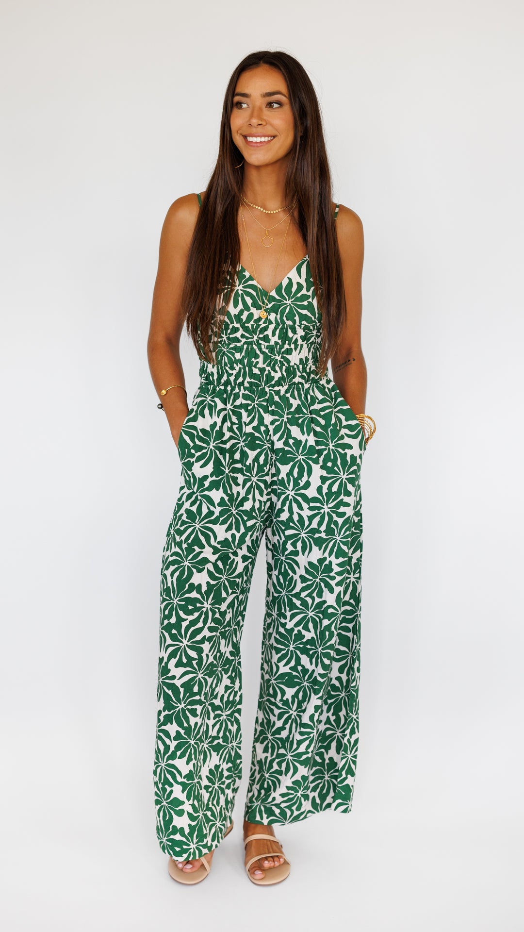 Opal Jumpsuit / Aloha Forest