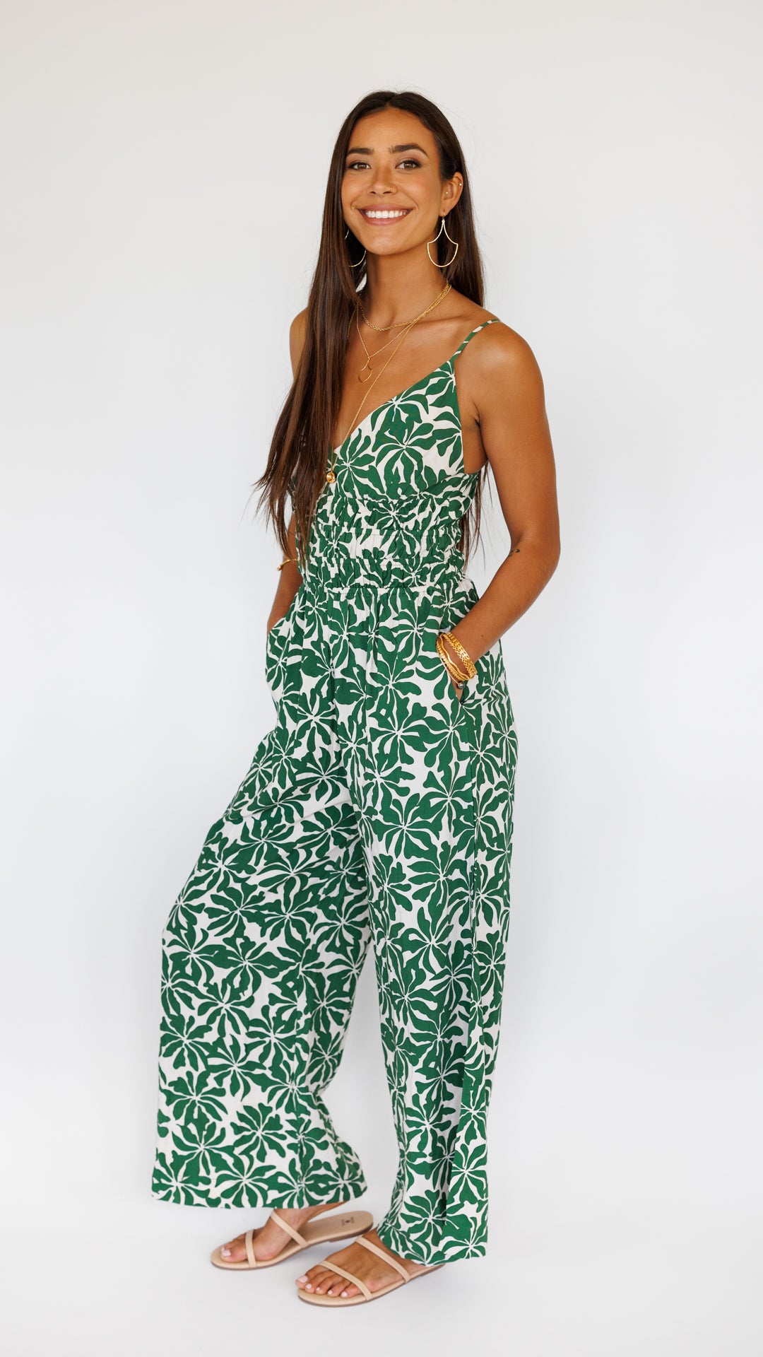 Opal Jumpsuit / Aloha Forest