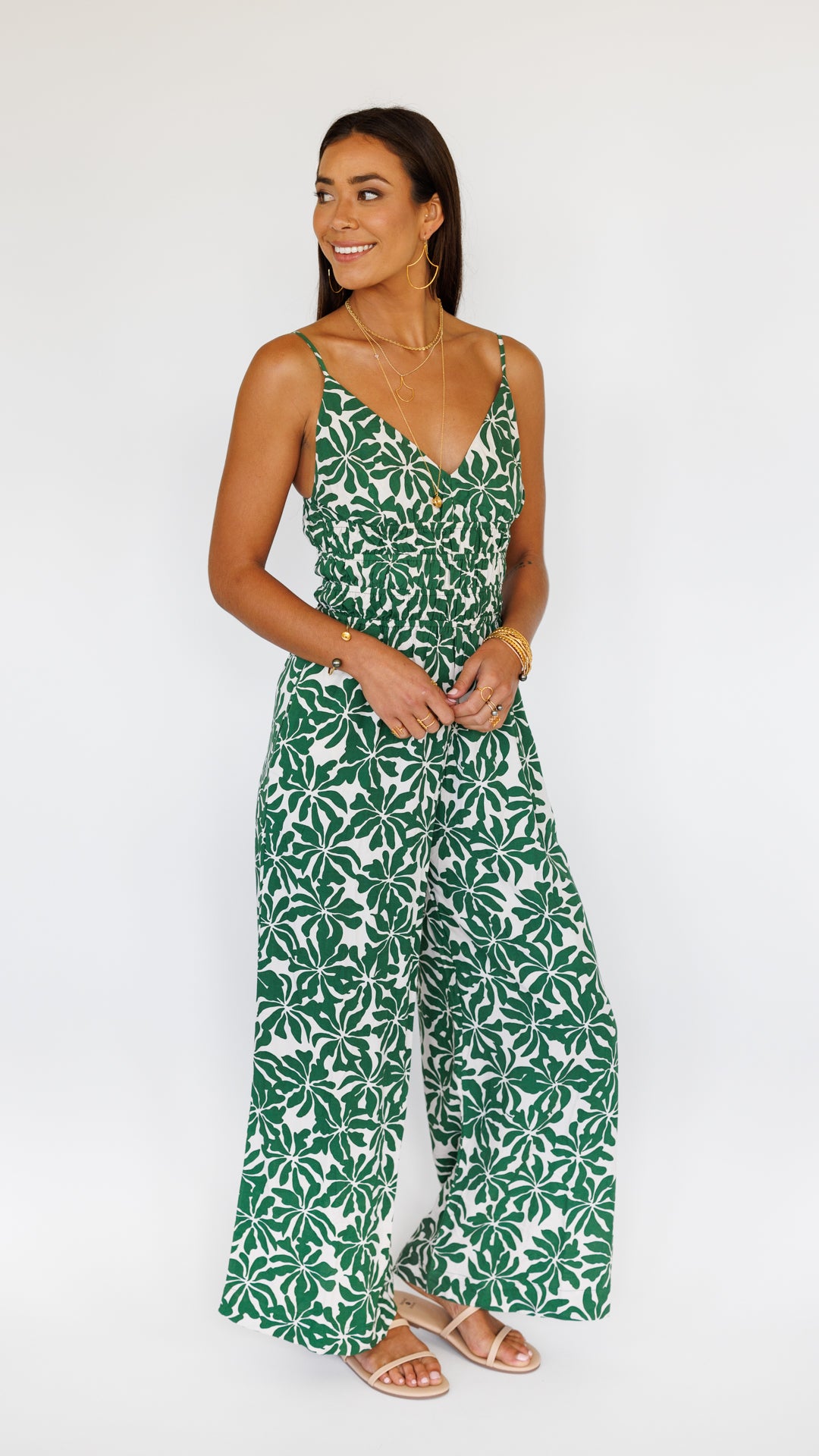 Opal Jumpsuit / Aloha Forest