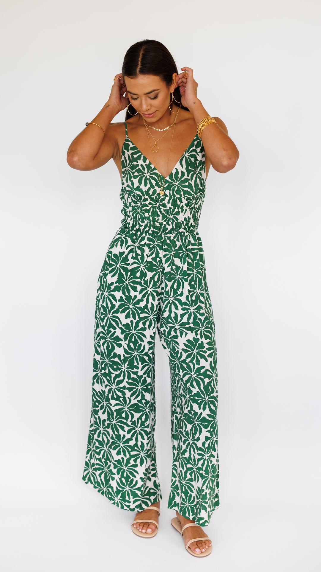 Opal Jumpsuit / Aloha Forest