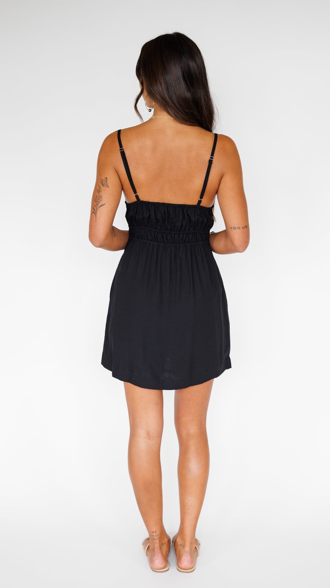 Amor Dress / Solid Black