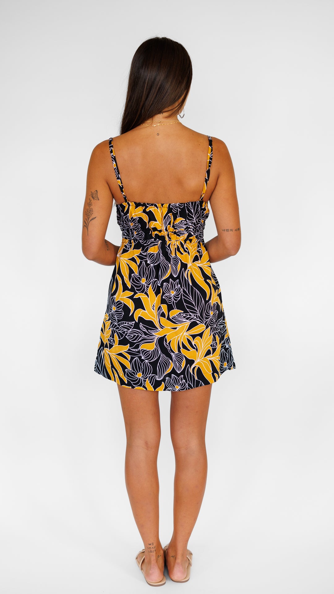 Amor Dress / Tropical Black