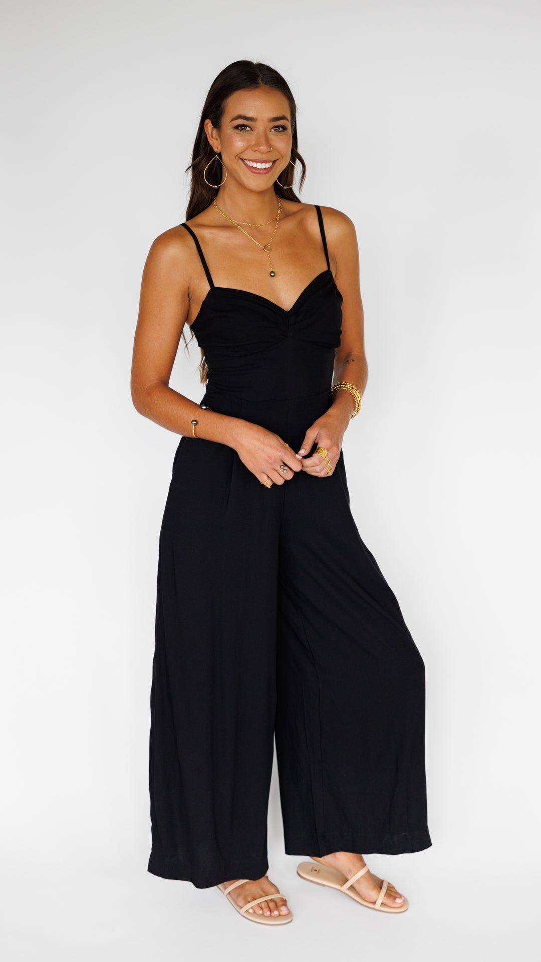 Morena Jumpsuit / Solid Black