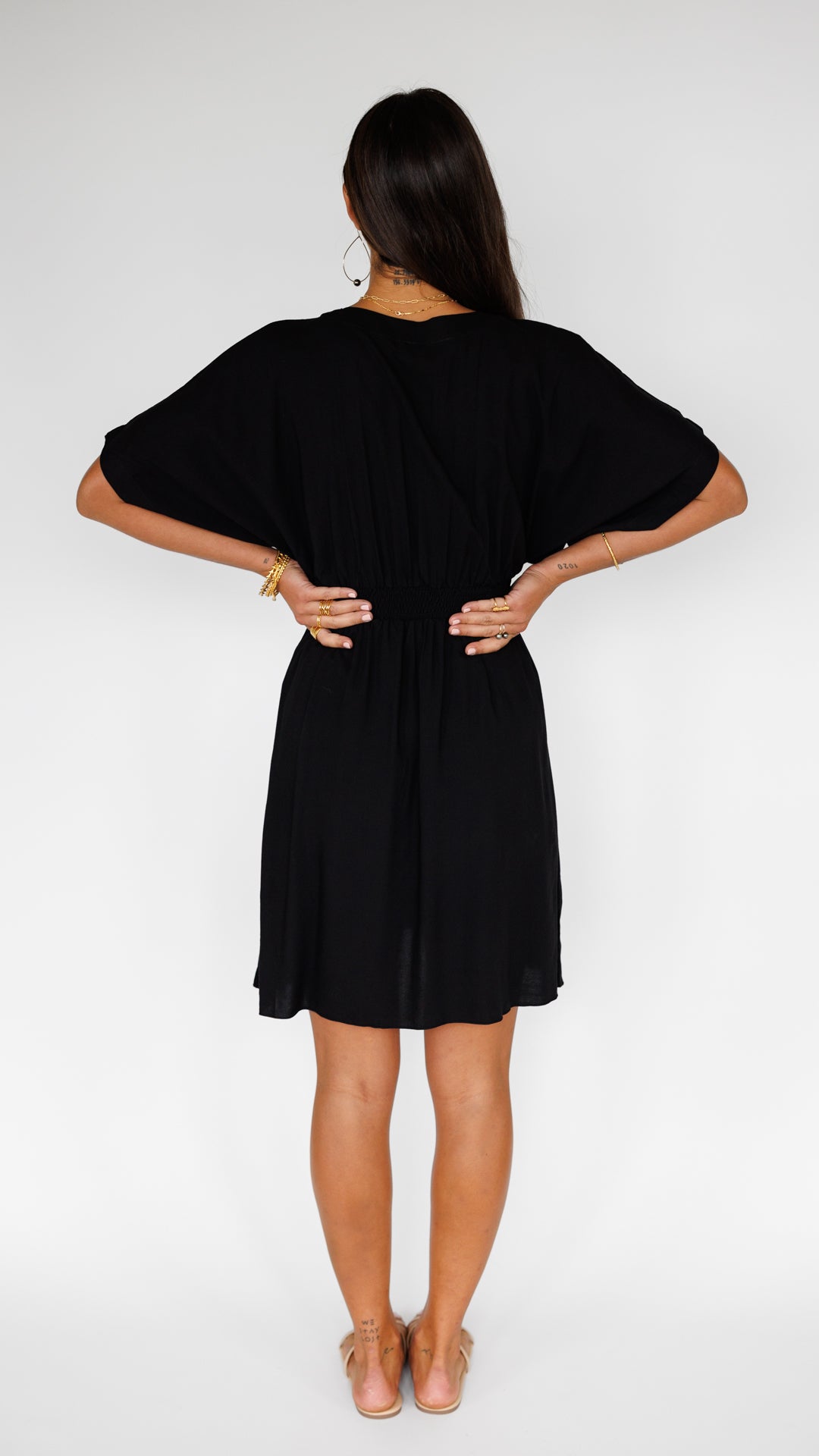 Flynn Dress / Solid Black