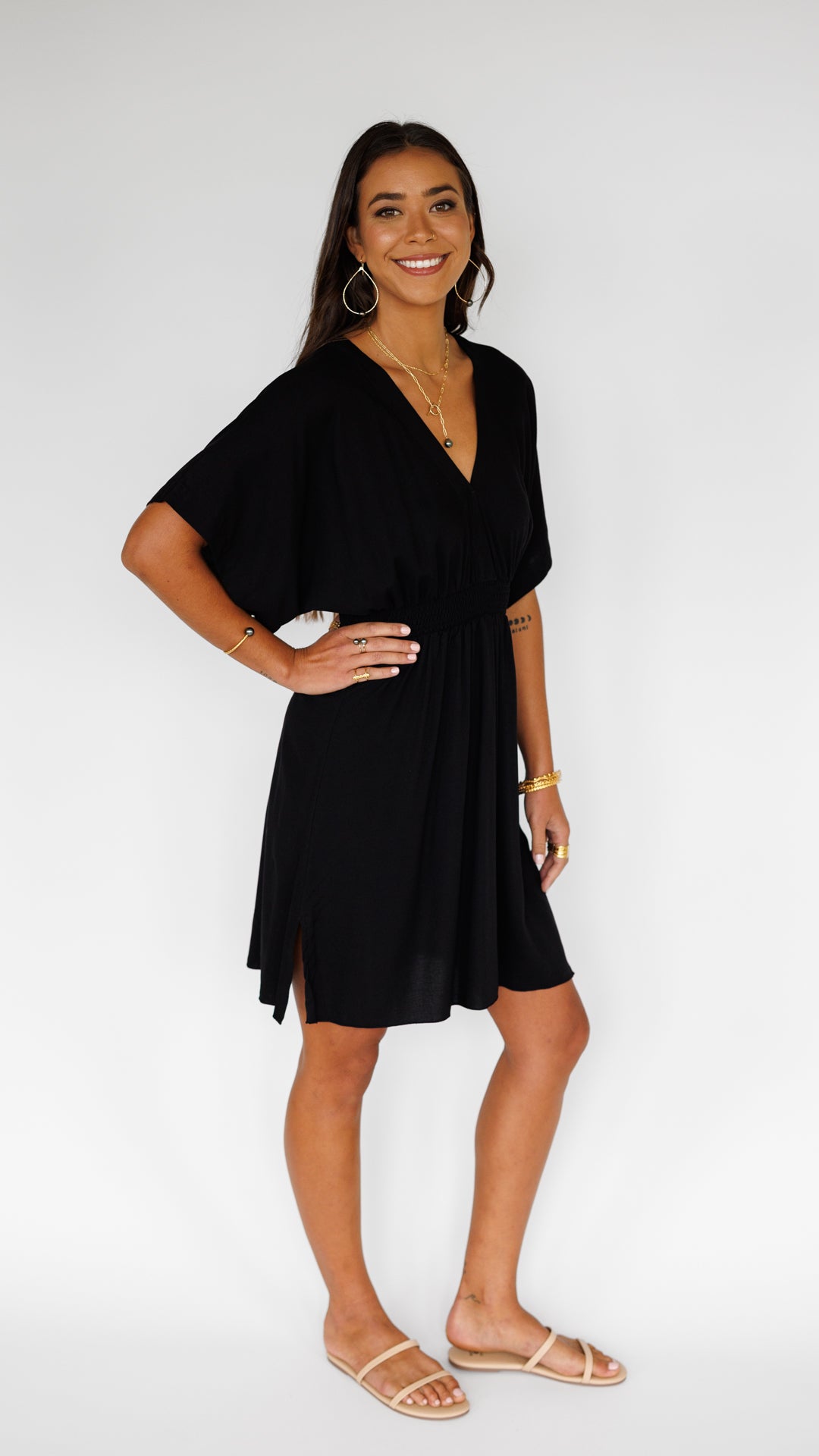 Flynn Dress / Solid Black