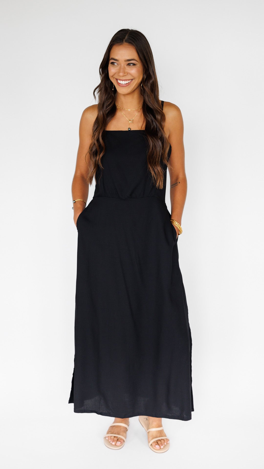 Mirella Dress / Solid Black
