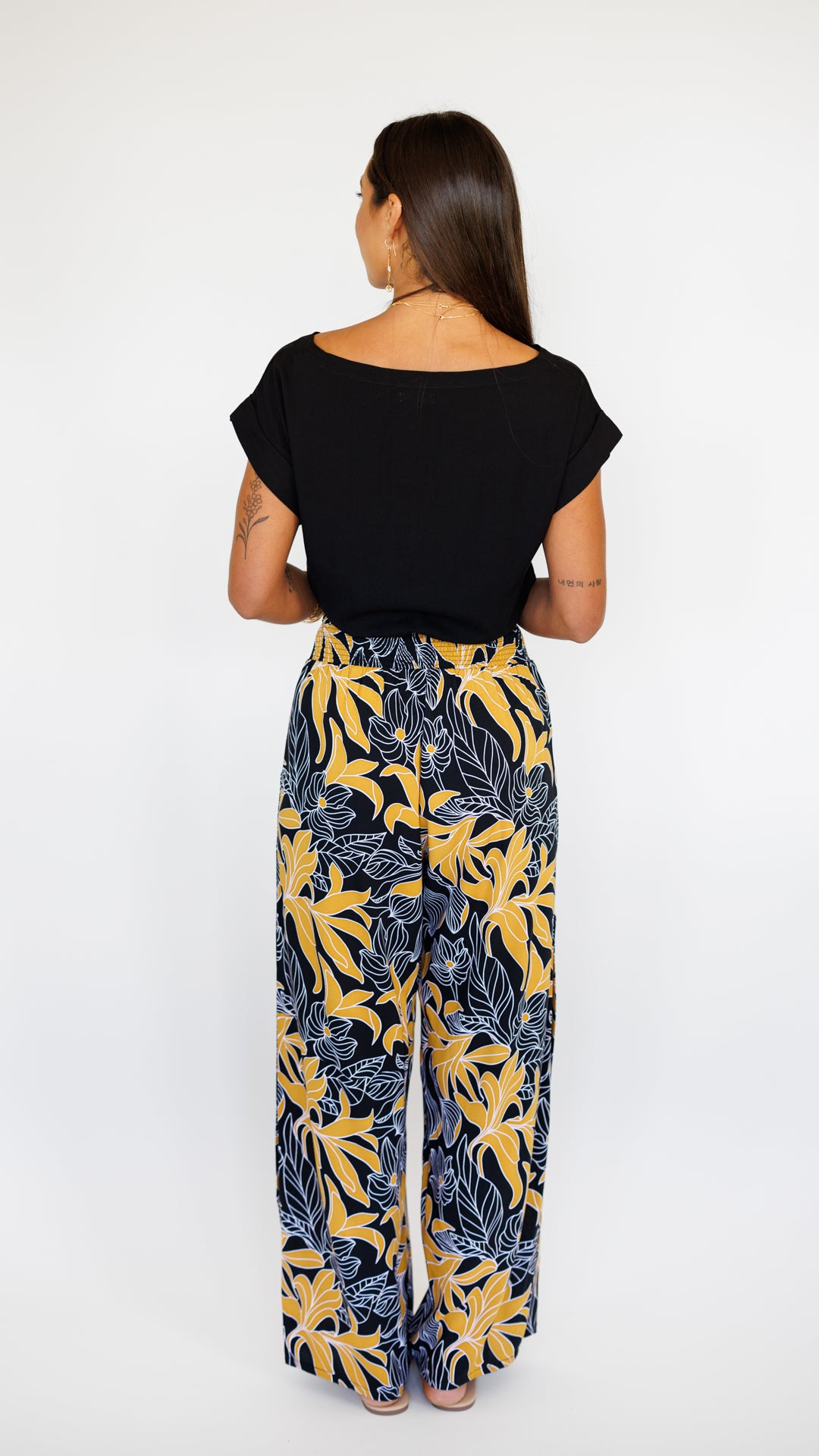 Mahana Pant / Tropical Black