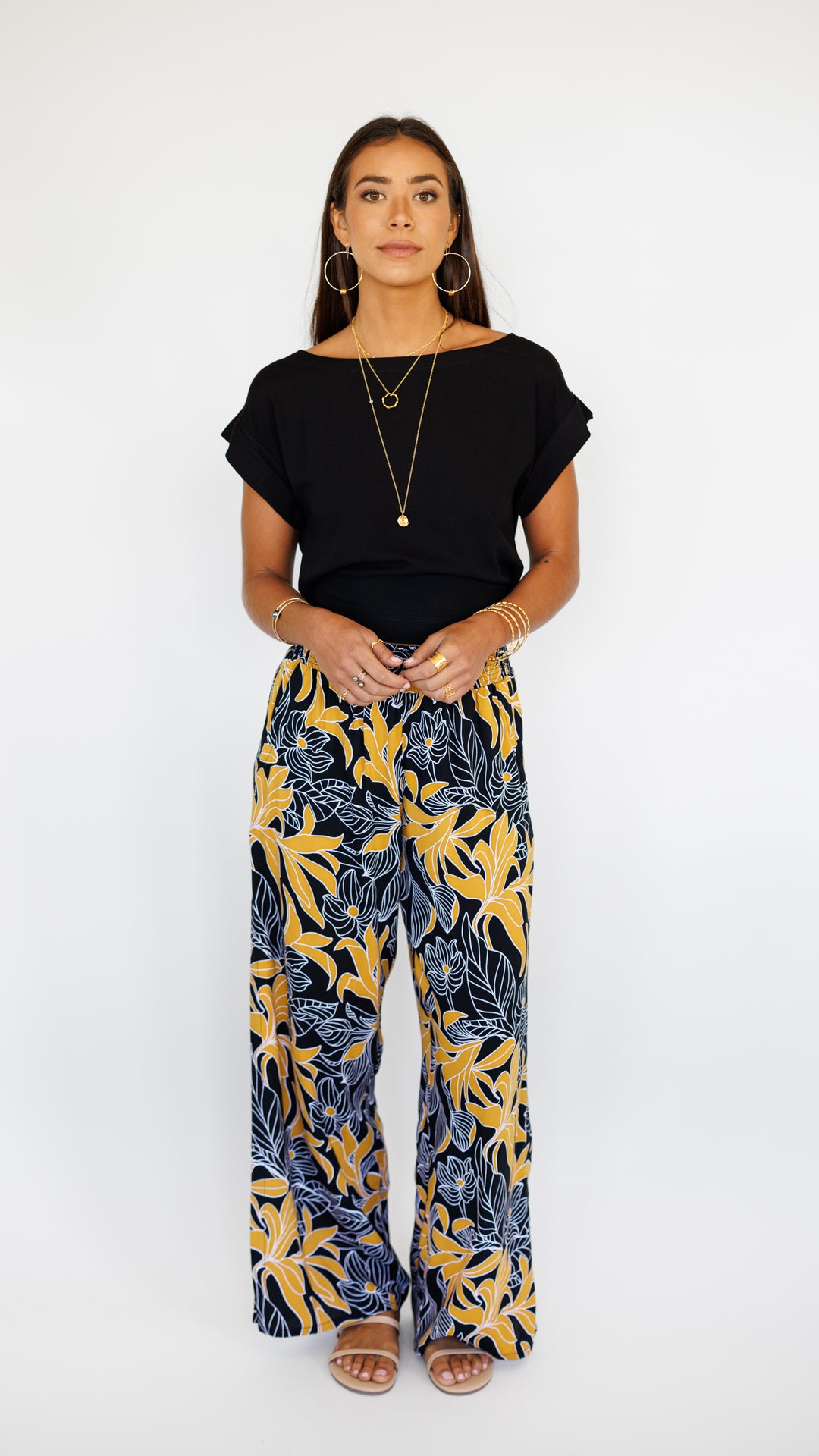 Mahana Pant / Tropical Black