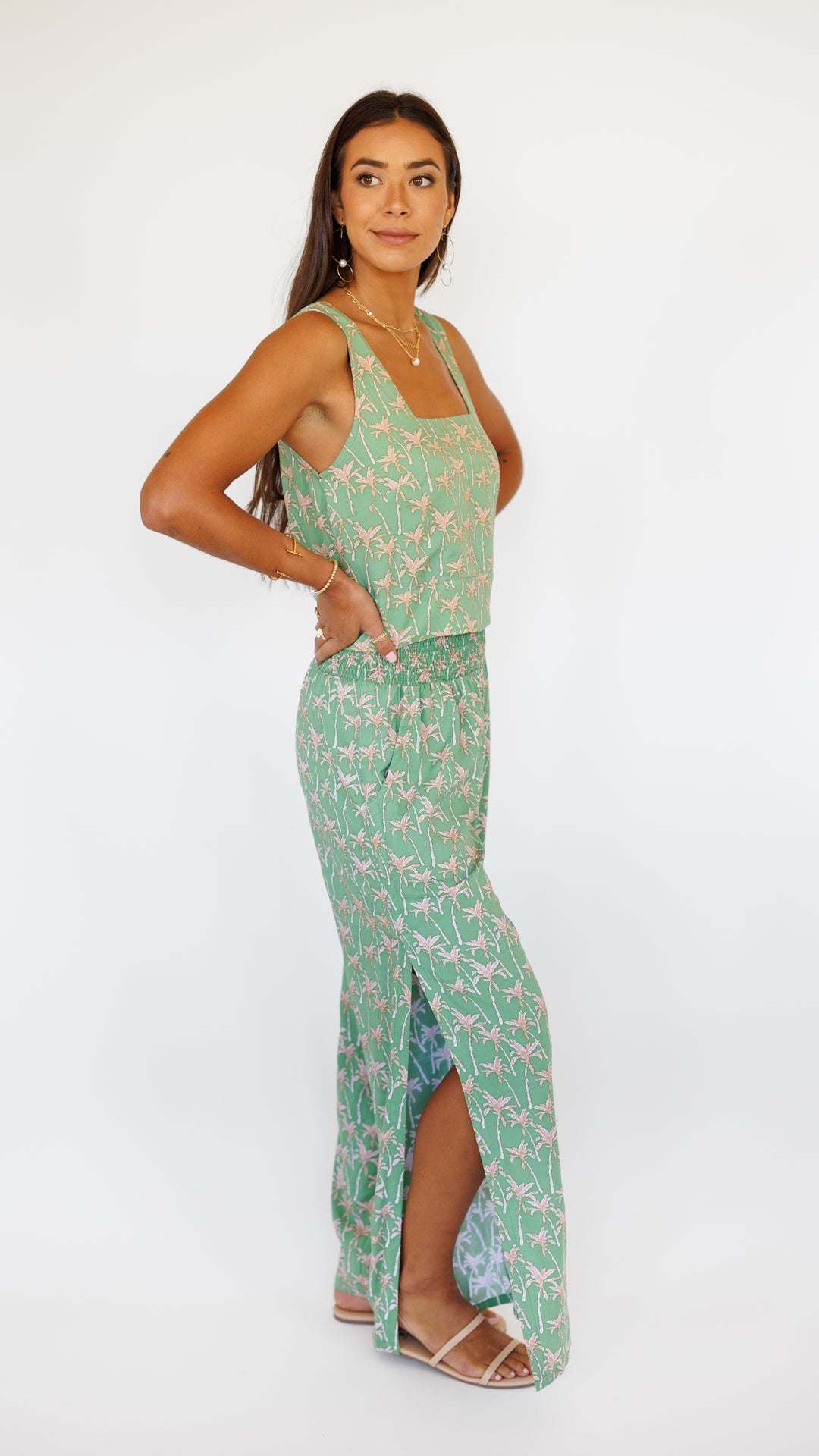 Mahana Pant / Palm Peppermint