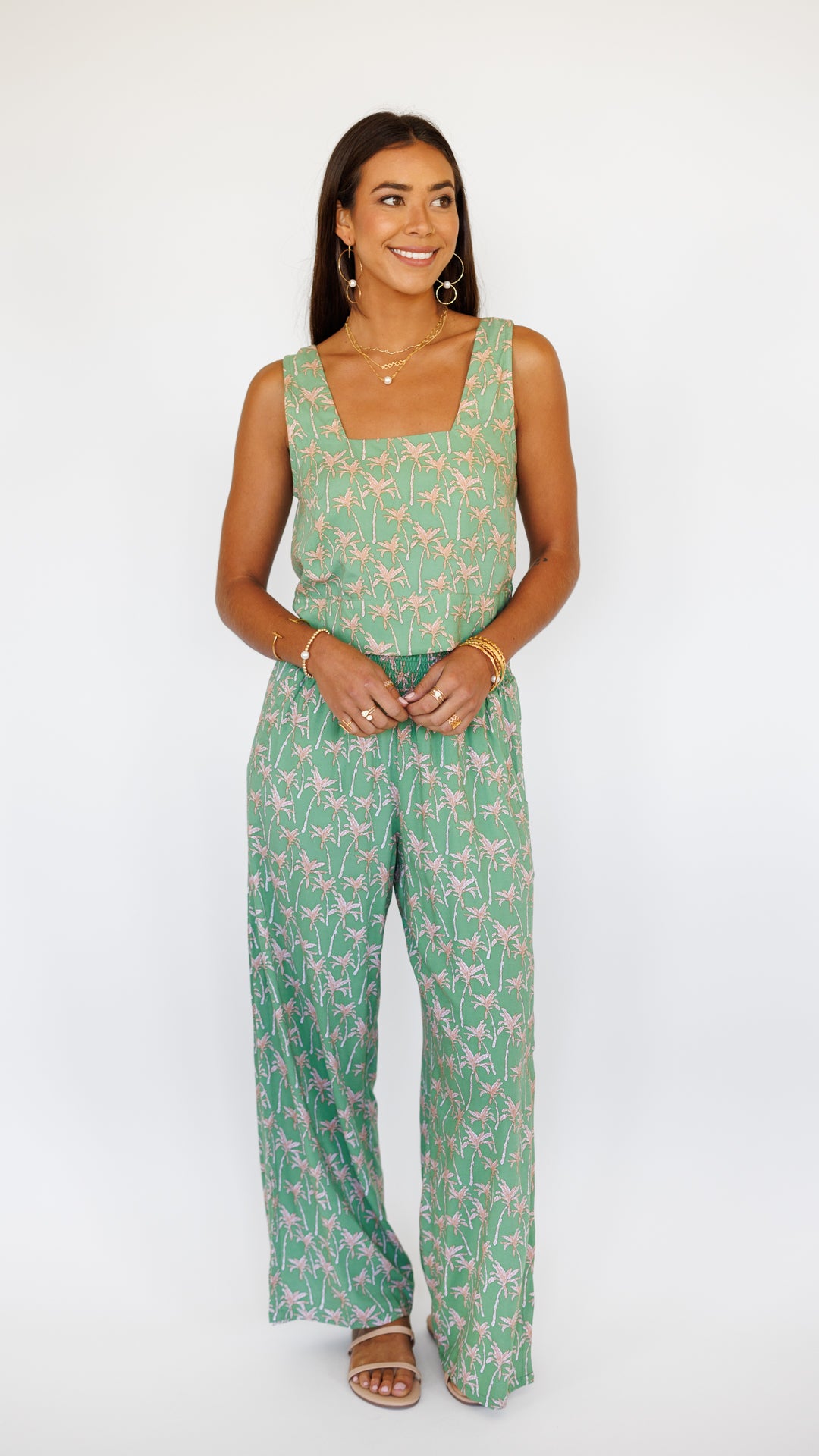 Tayla Top / Palm Peppermint