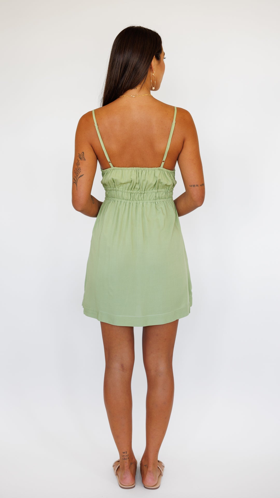 Amor Dress / Leaf Green