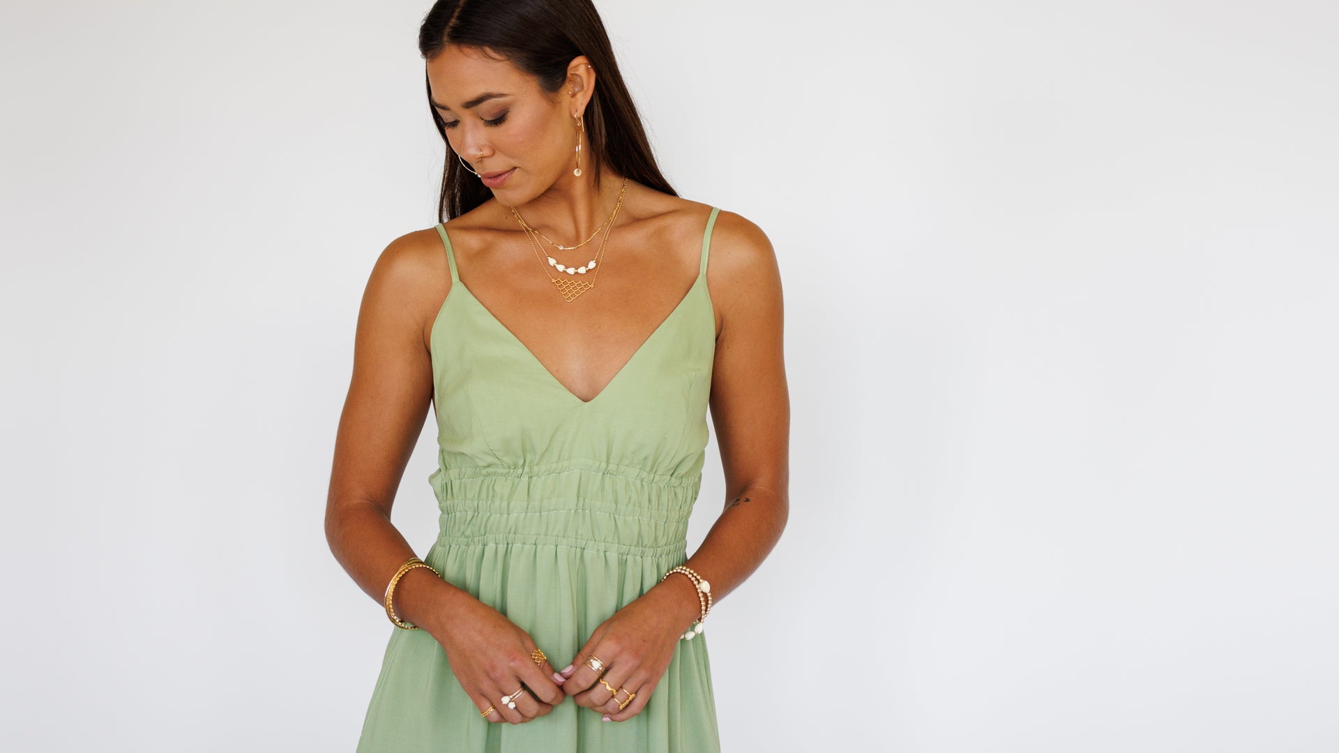 Amor Dress / Leaf Green