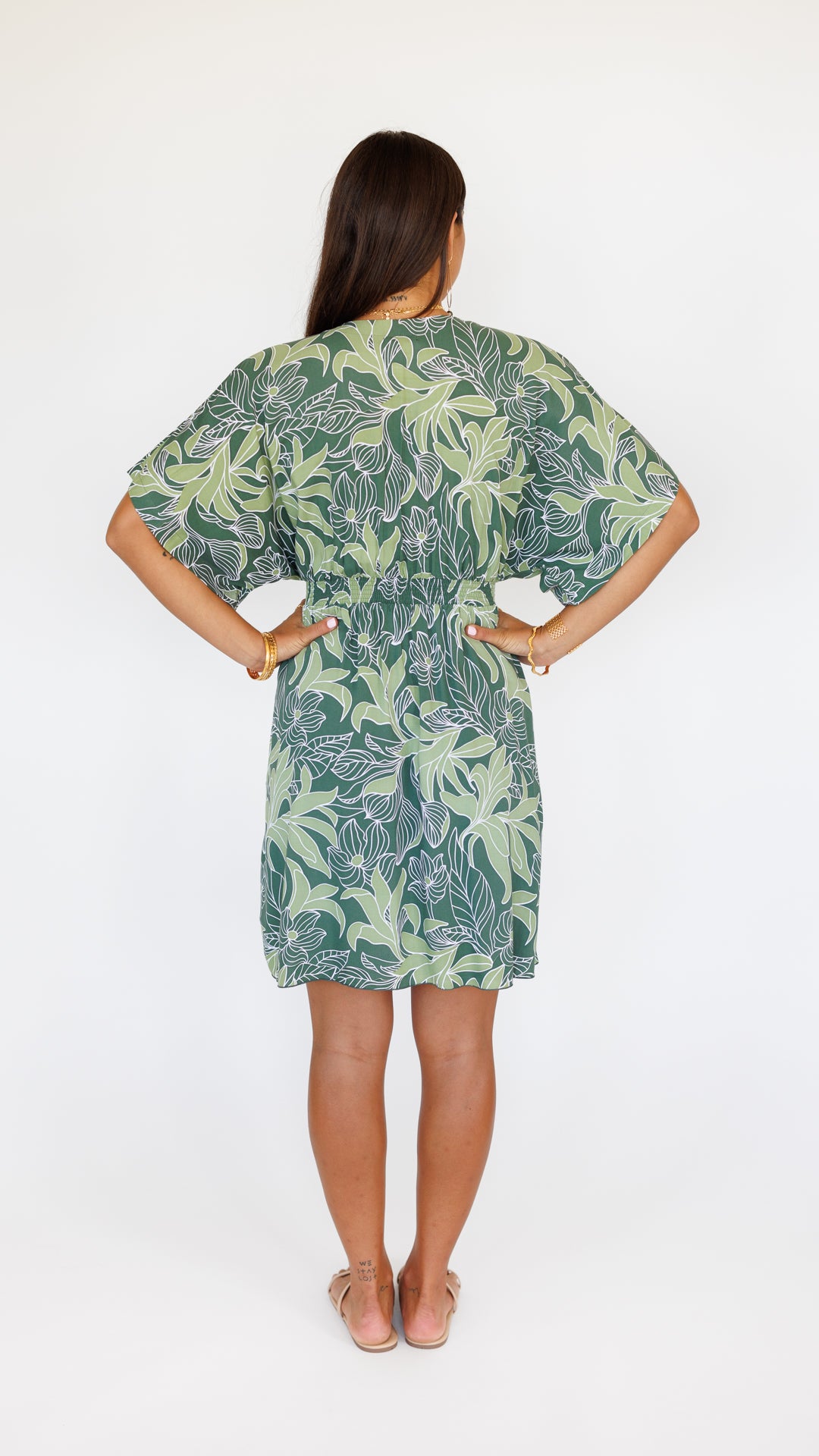 Flynn Dress / Tropical Green