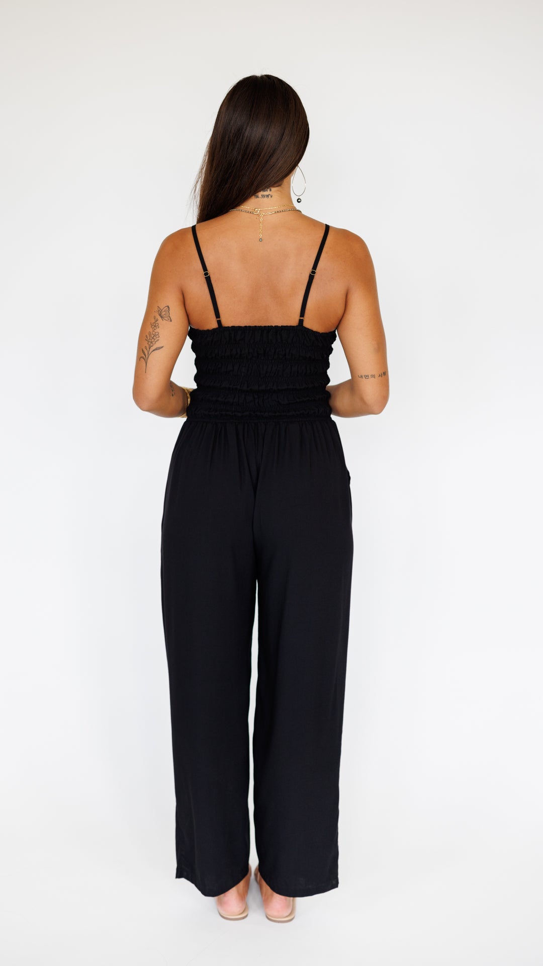 Jade Jumpsuit / Solid Black