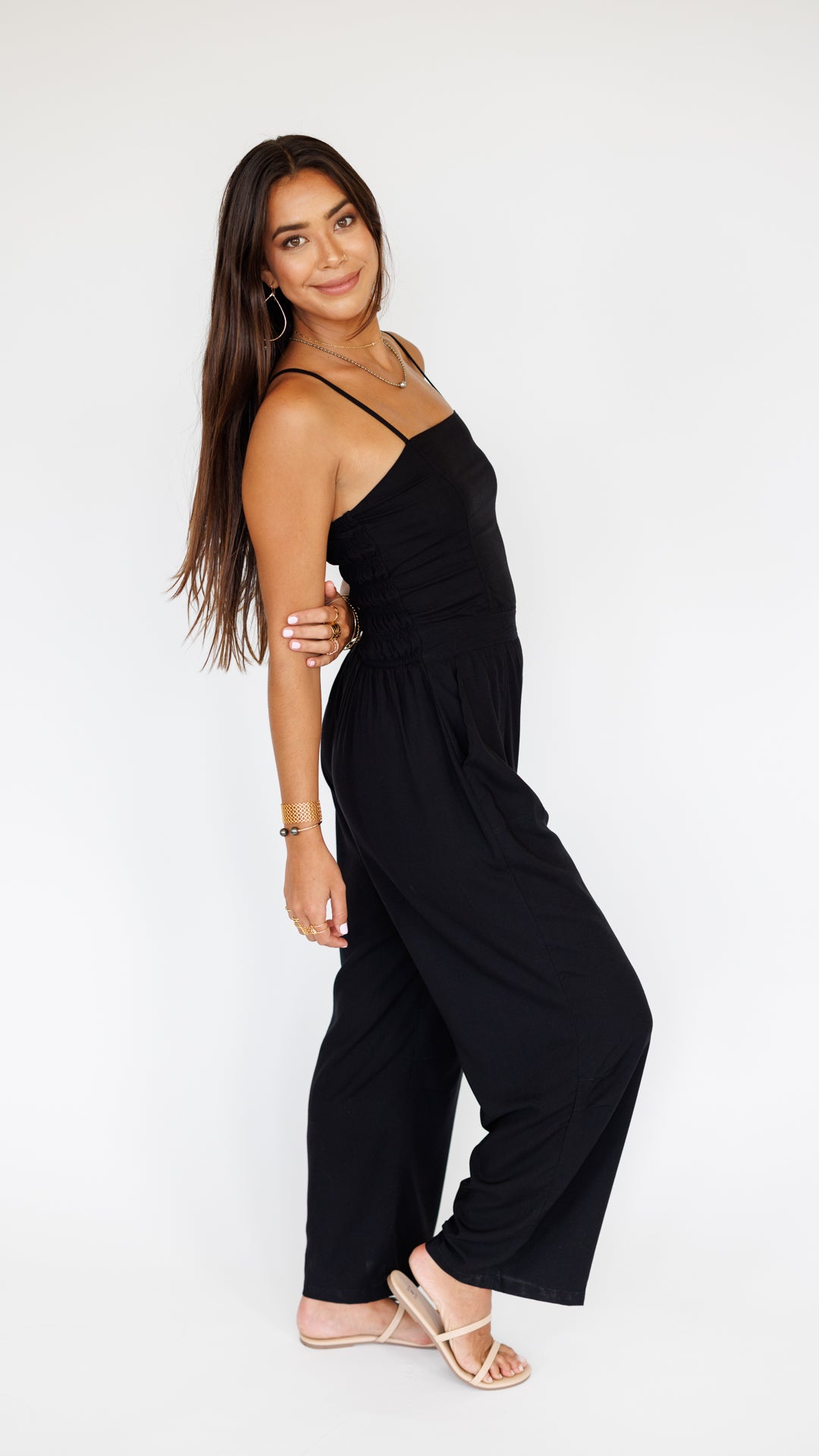 Jade Jumpsuit / Solid Black