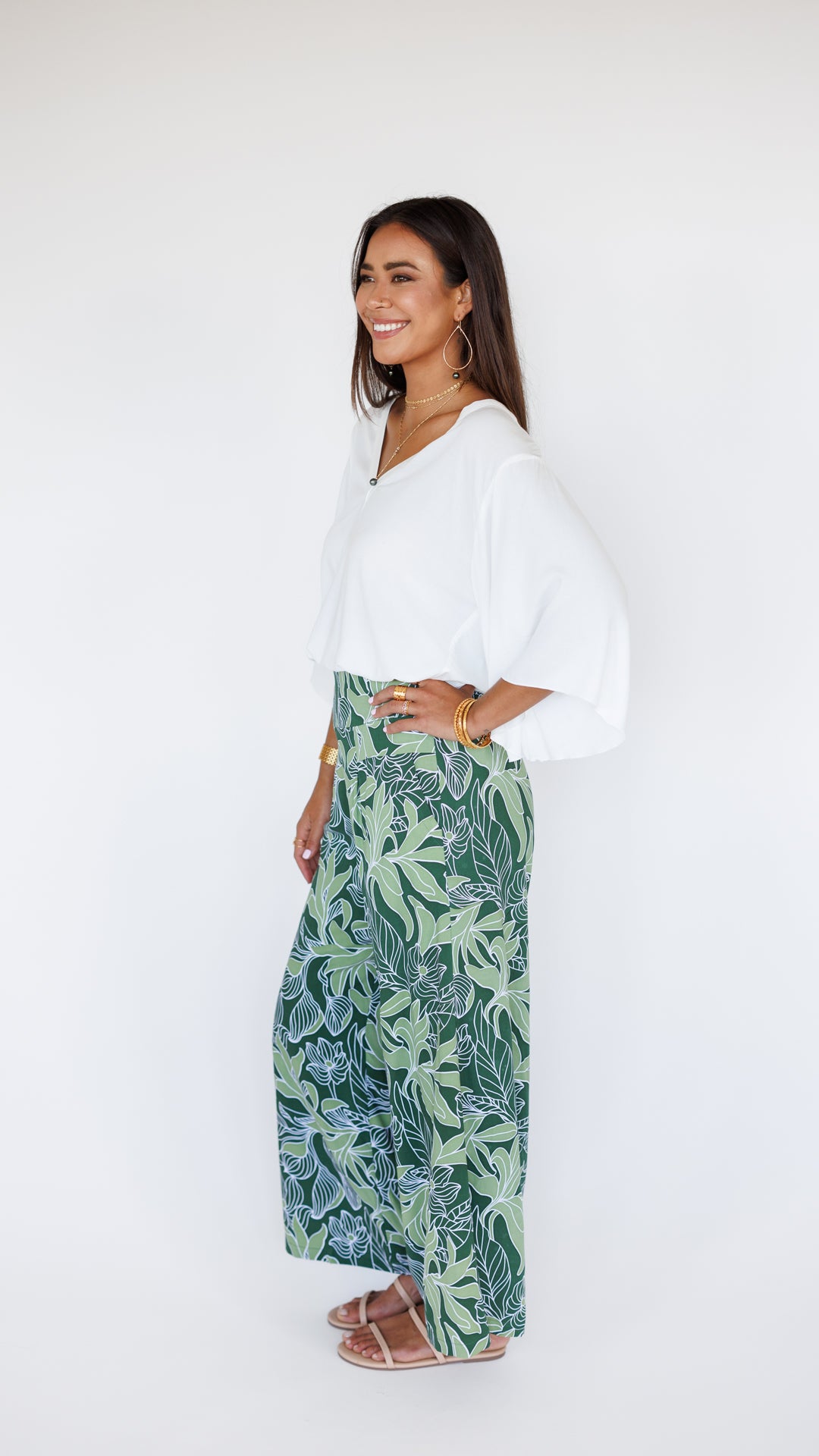 Johanna Pant / Tropical Green