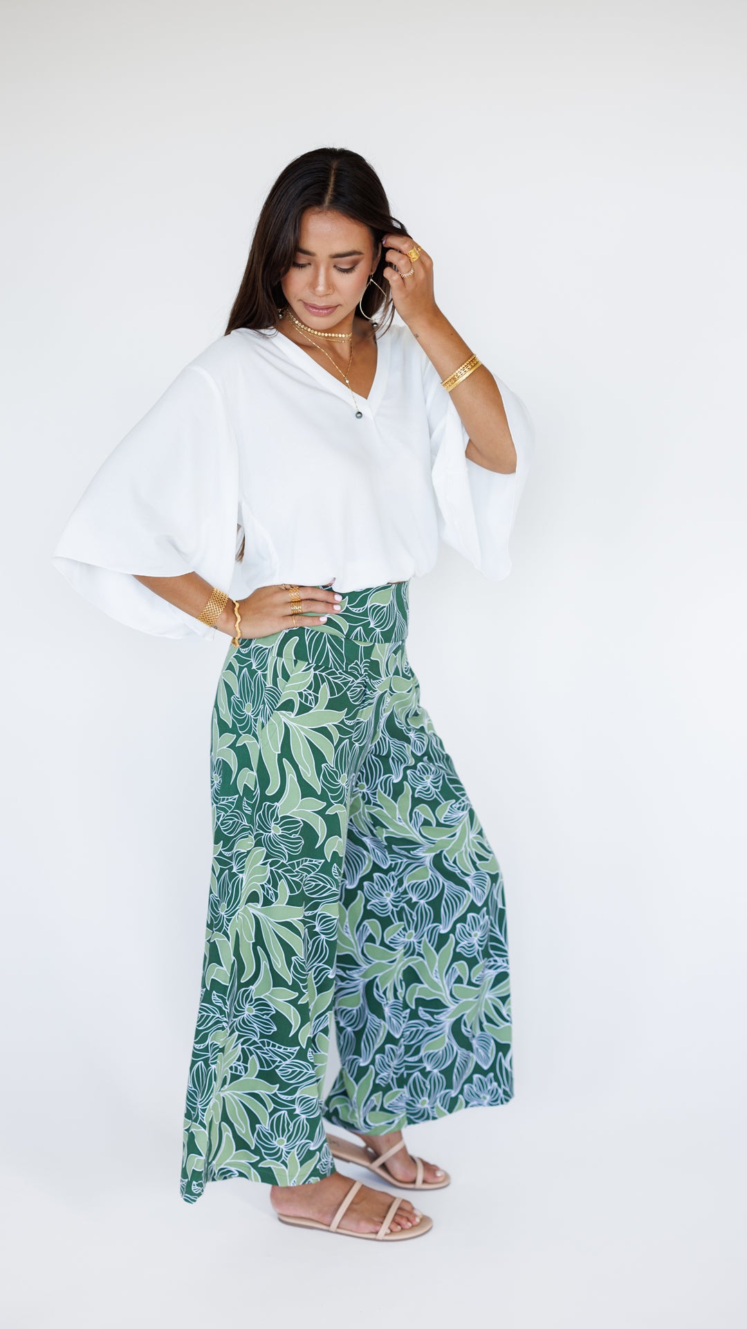 Johanna Pant / Tropical Green