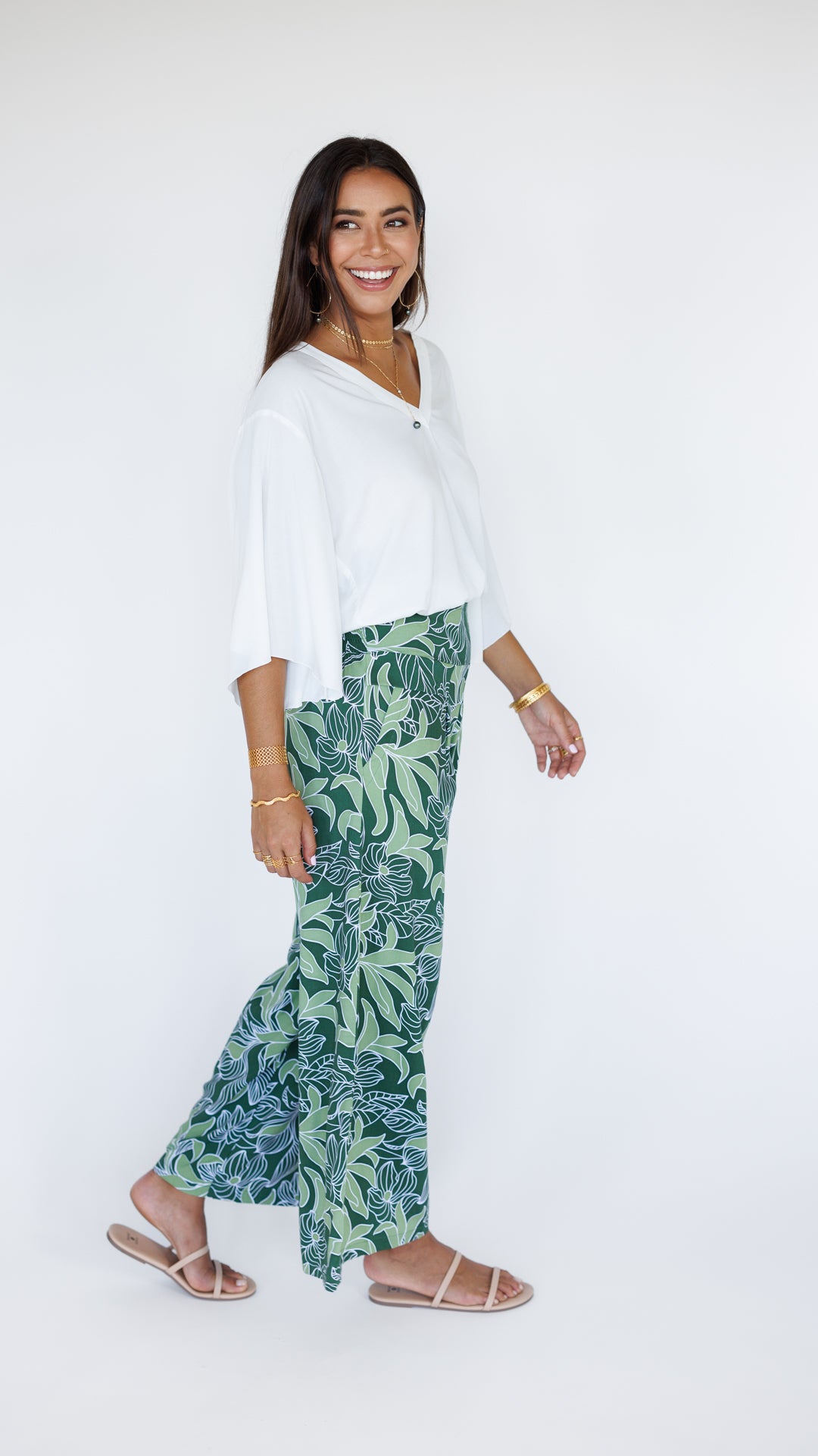 Johanna Pant / Tropical Green