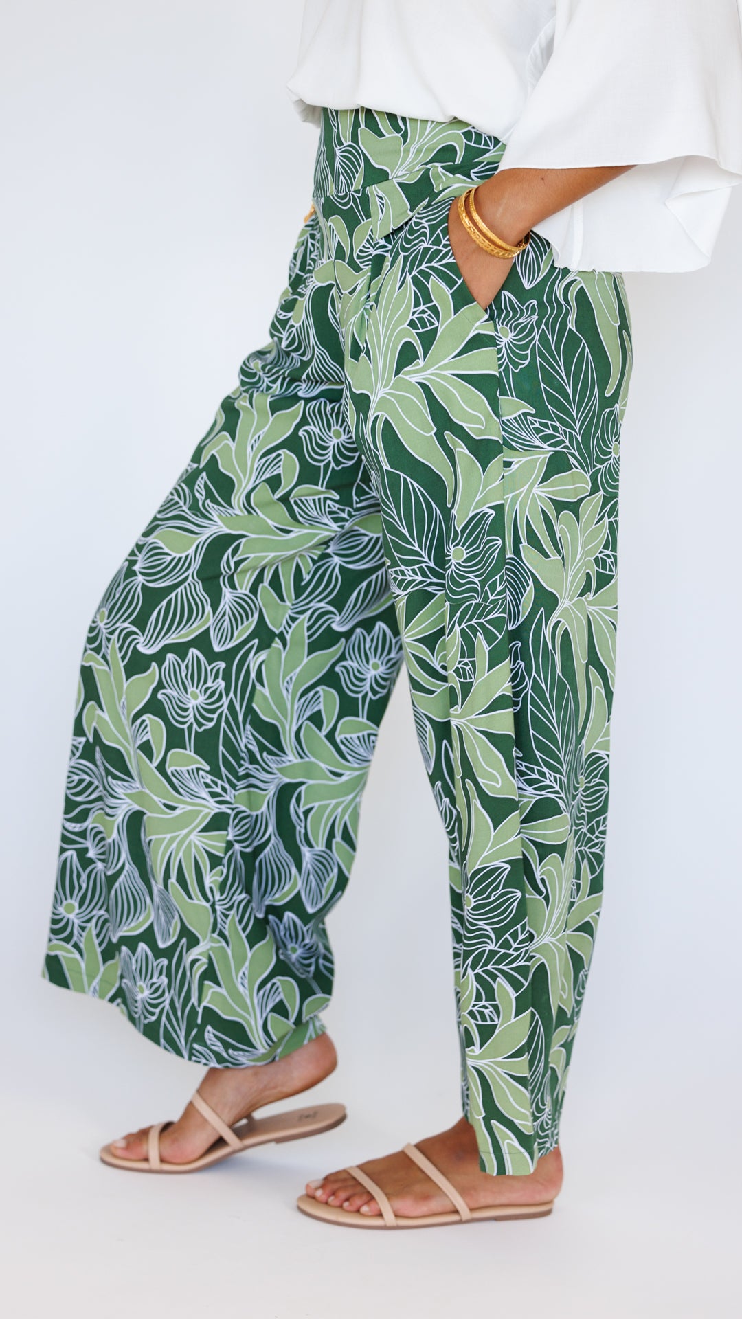 Johanna Pant / Tropical Green