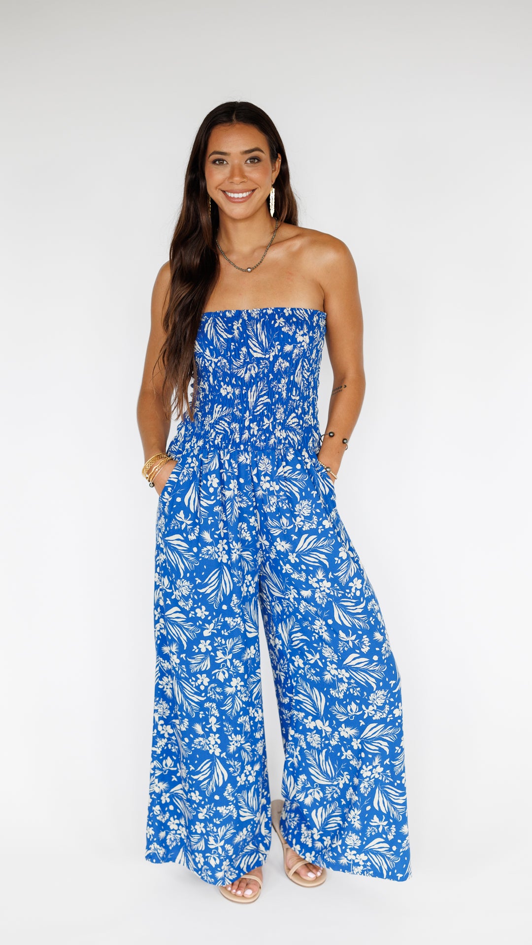 Lawai Jumpsuit / Hula Sapphire