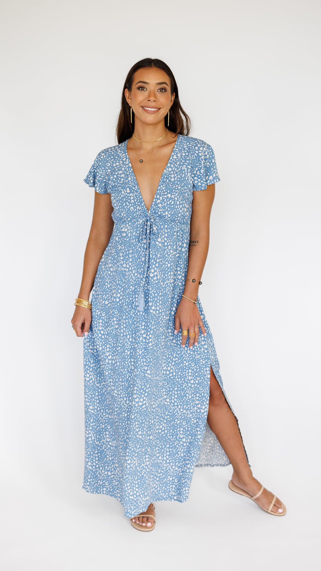 Leilani Dress / Speckled Sky