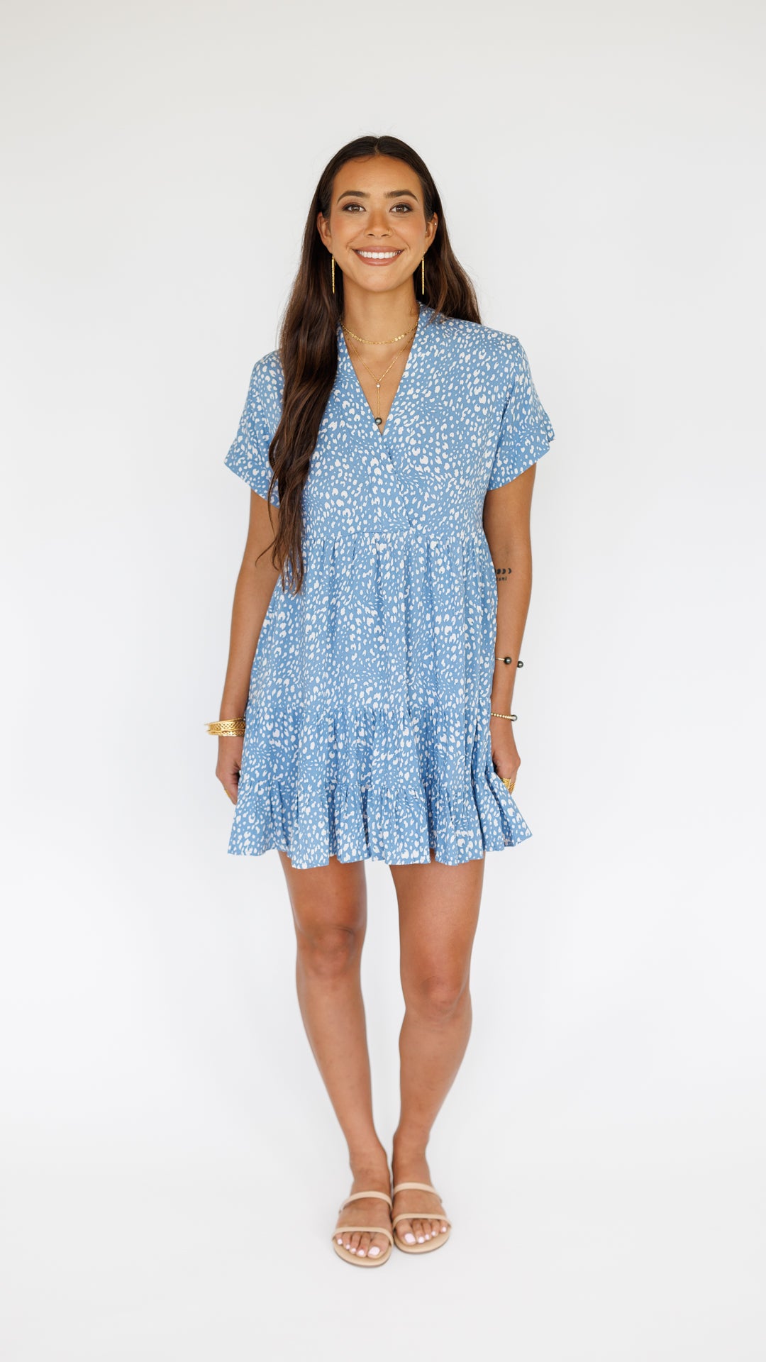 Heinui Dress / Speckled Sky