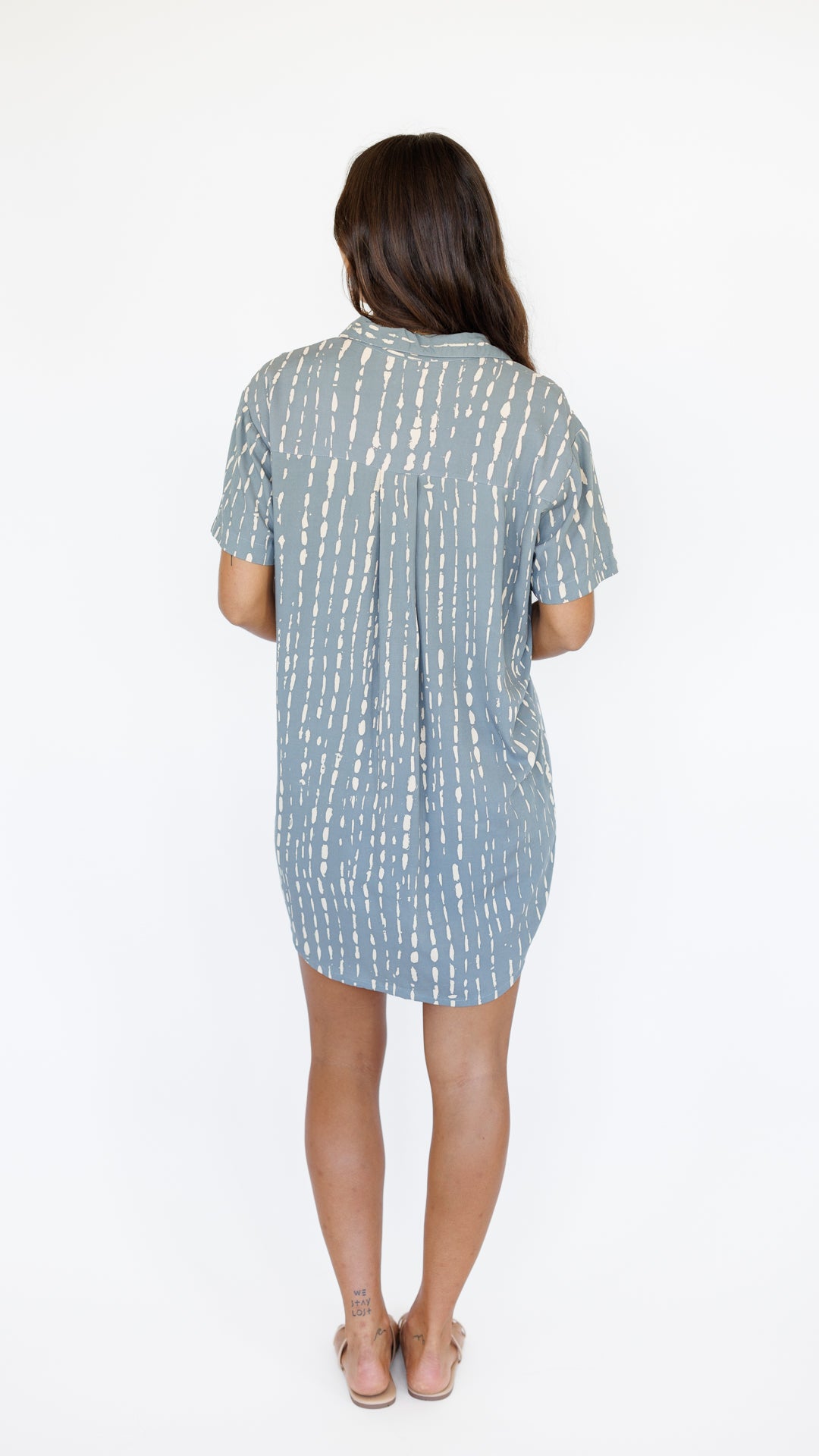 Maui Shirt Dress / Current Grey