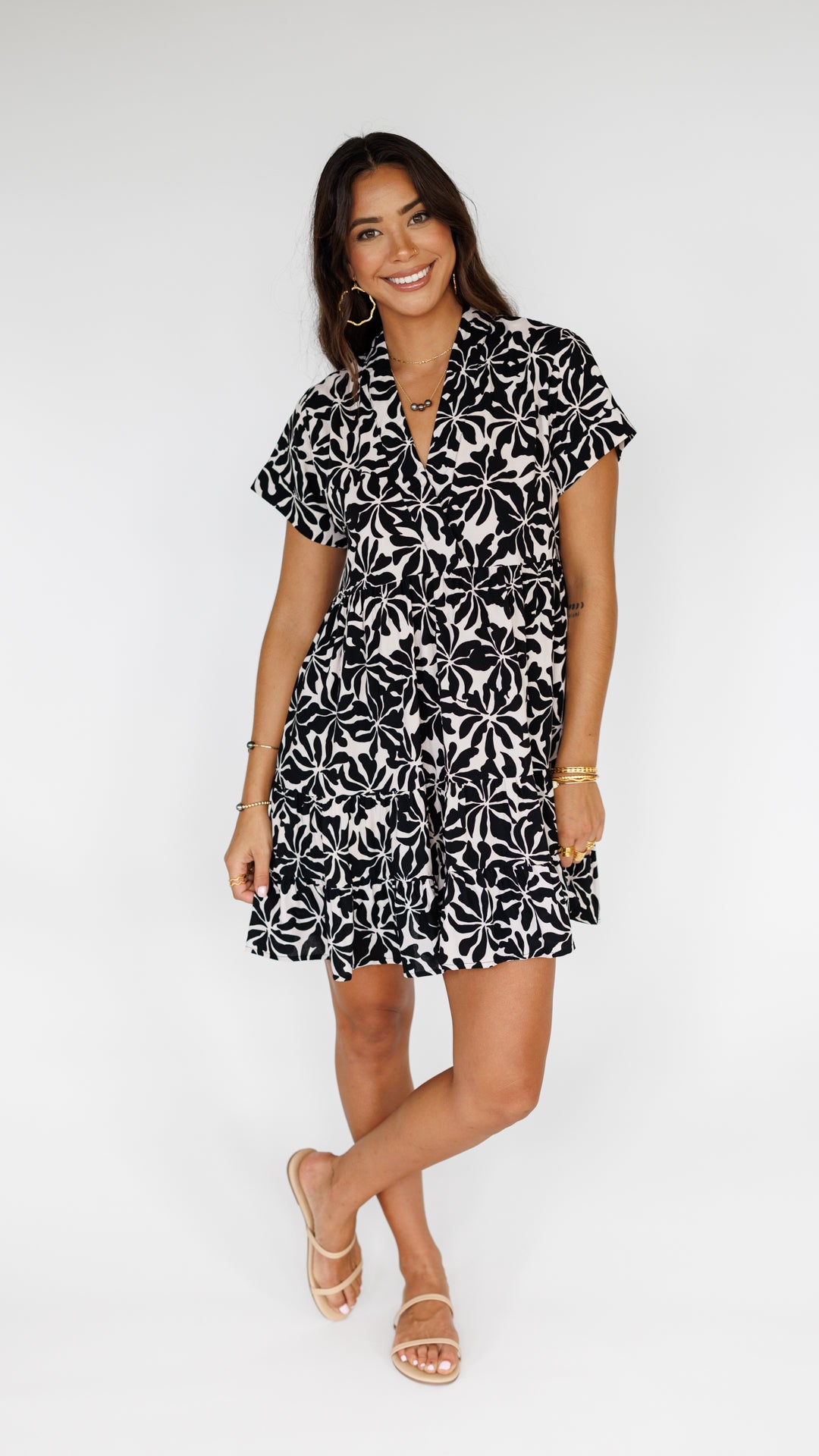 Heinui Dress / Aloha Black