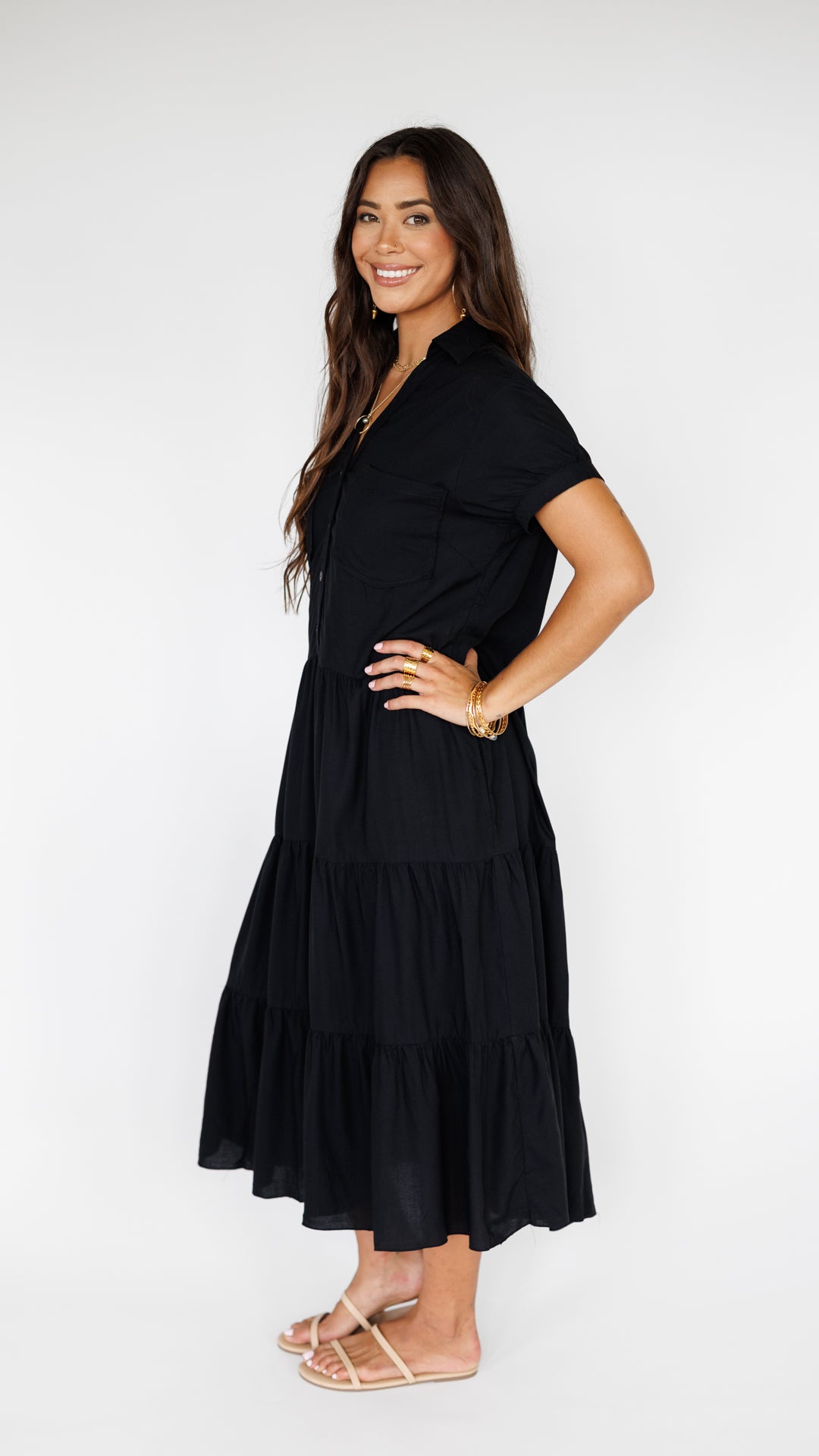 Stella Dress / Solid Black