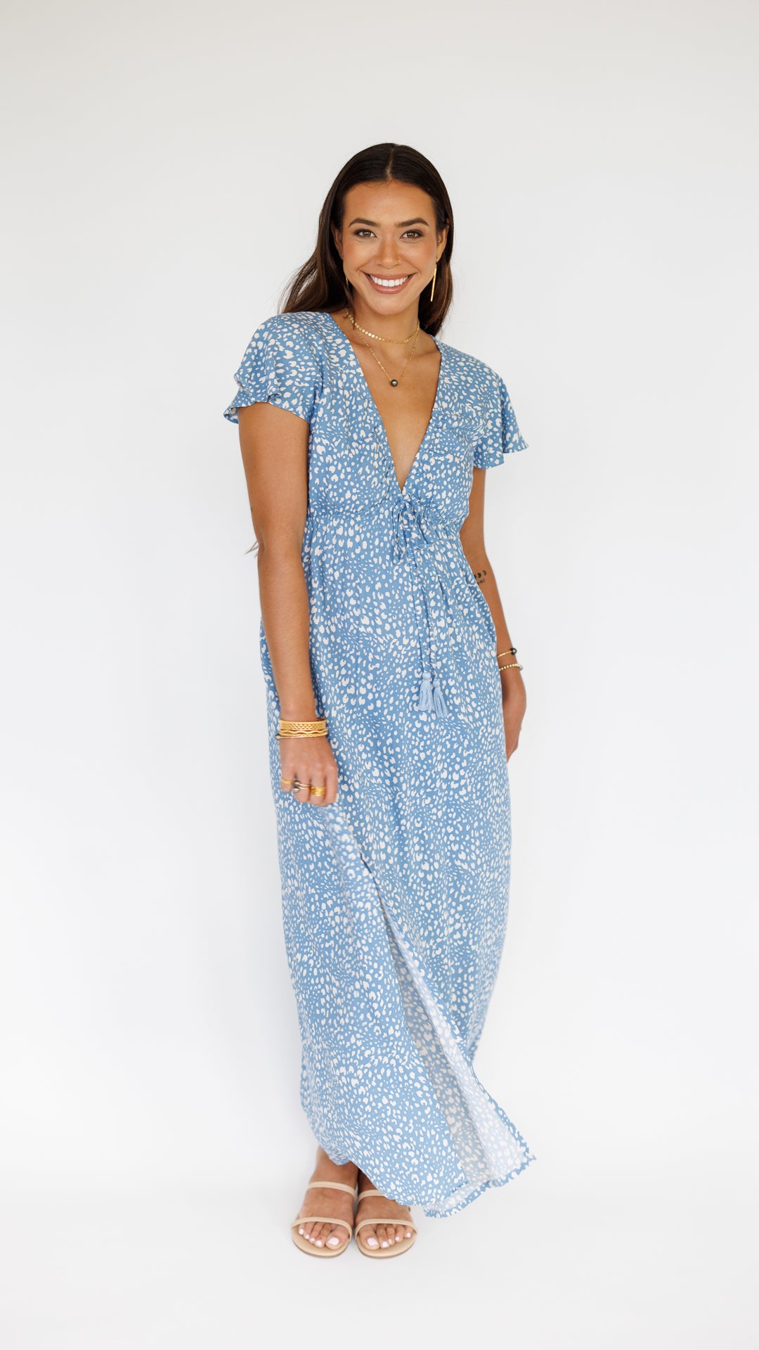 Leilani Dress / Speckled Sky