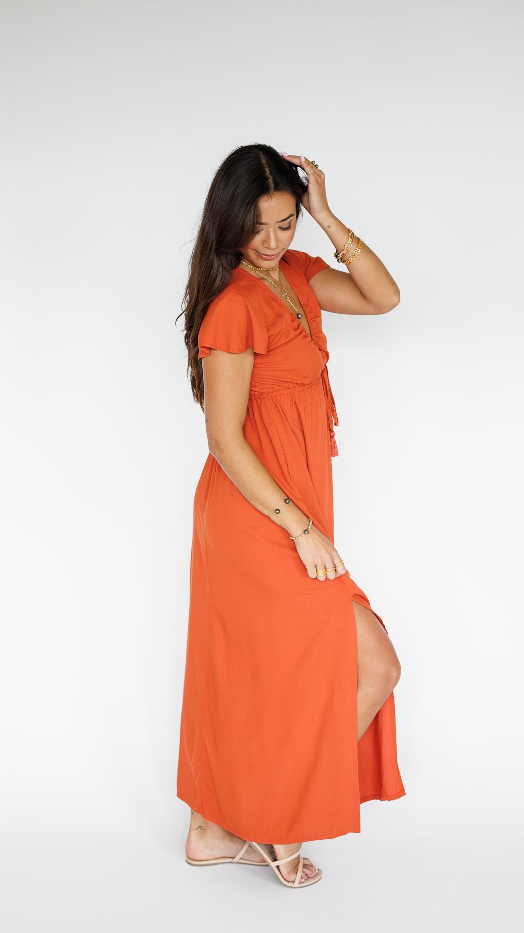 Leilani Dress / Terracotta