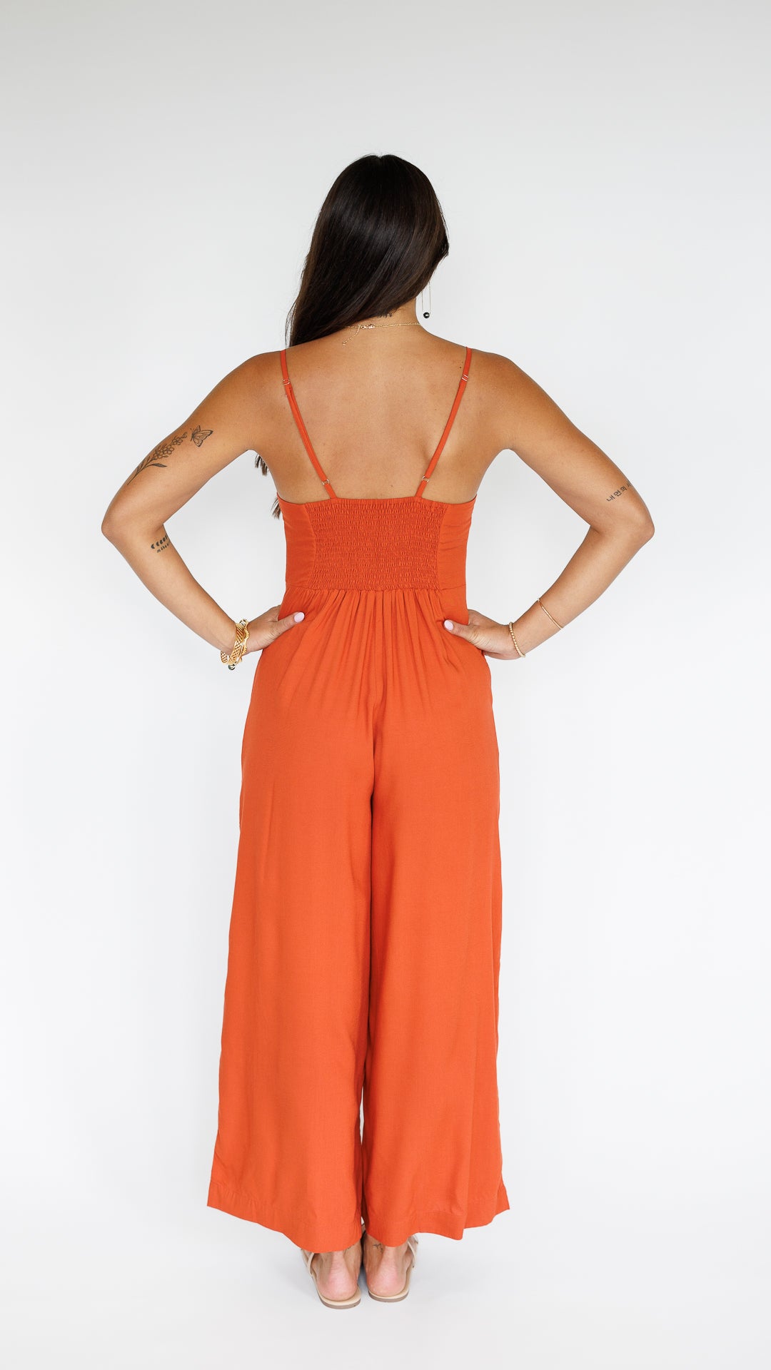 Morena Jumpsuit / Terracotta