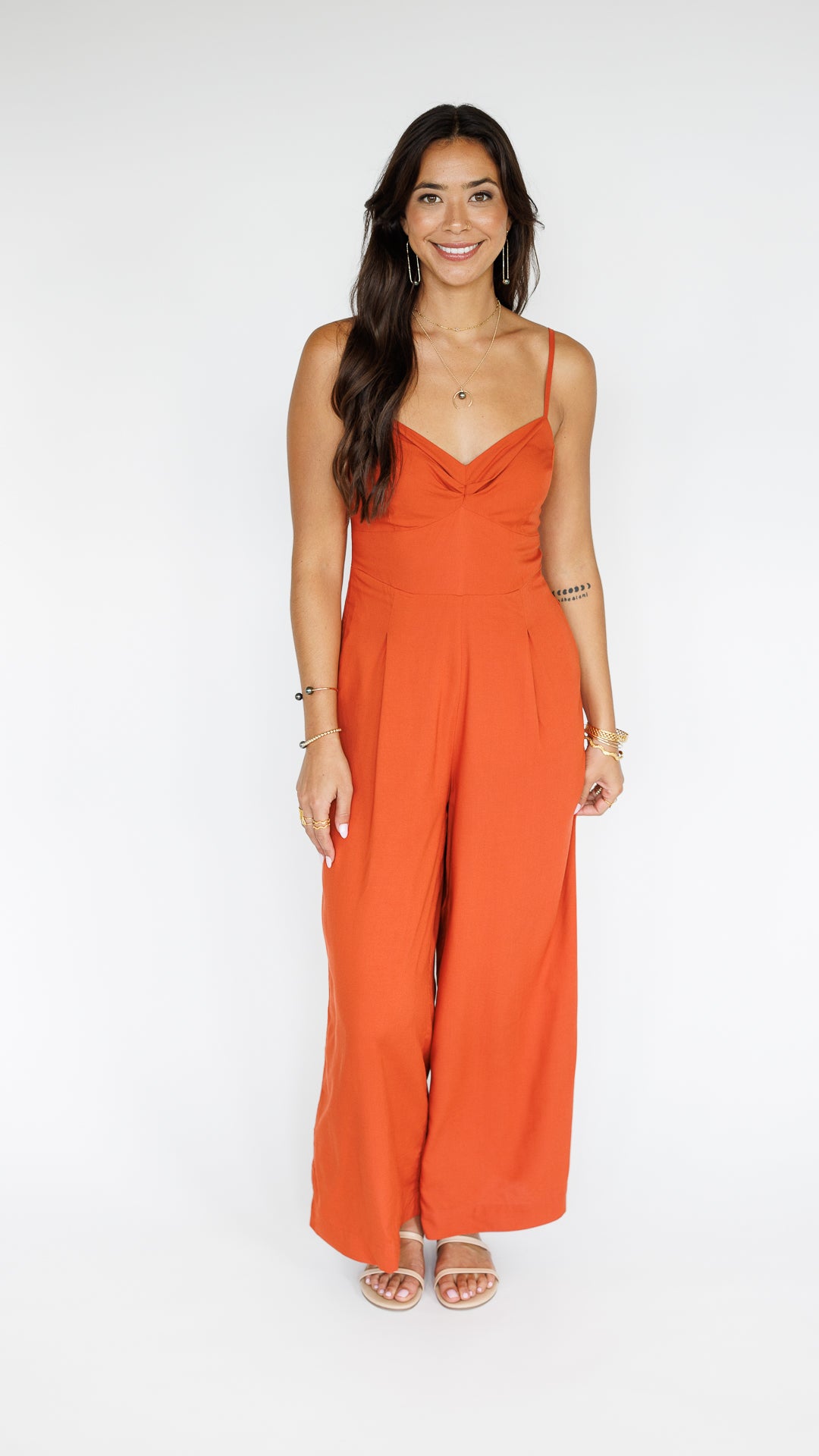 Morena Jumpsuit / Terracotta