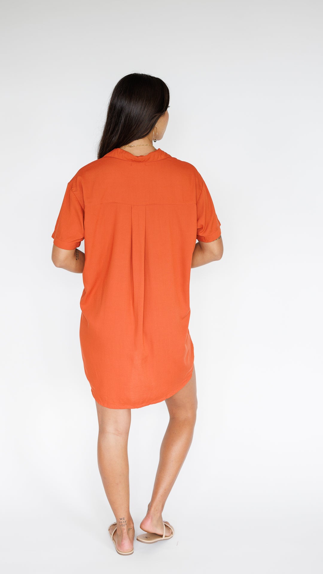 Maui Shirt Dress / Terracotta