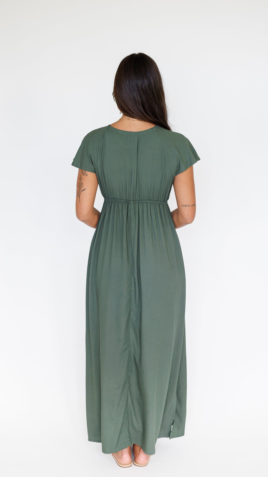 Leilani Dress / Seaweed