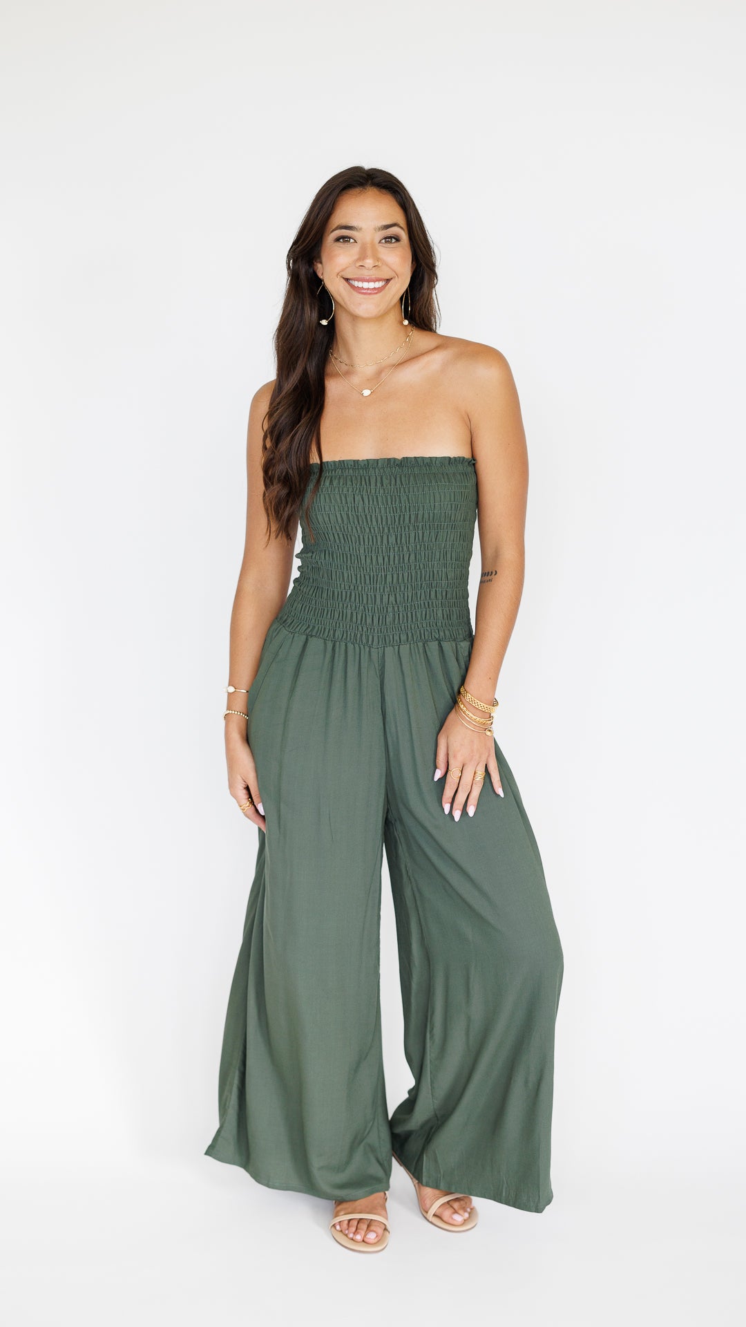 Lawai Jumpsuit / Seaweed