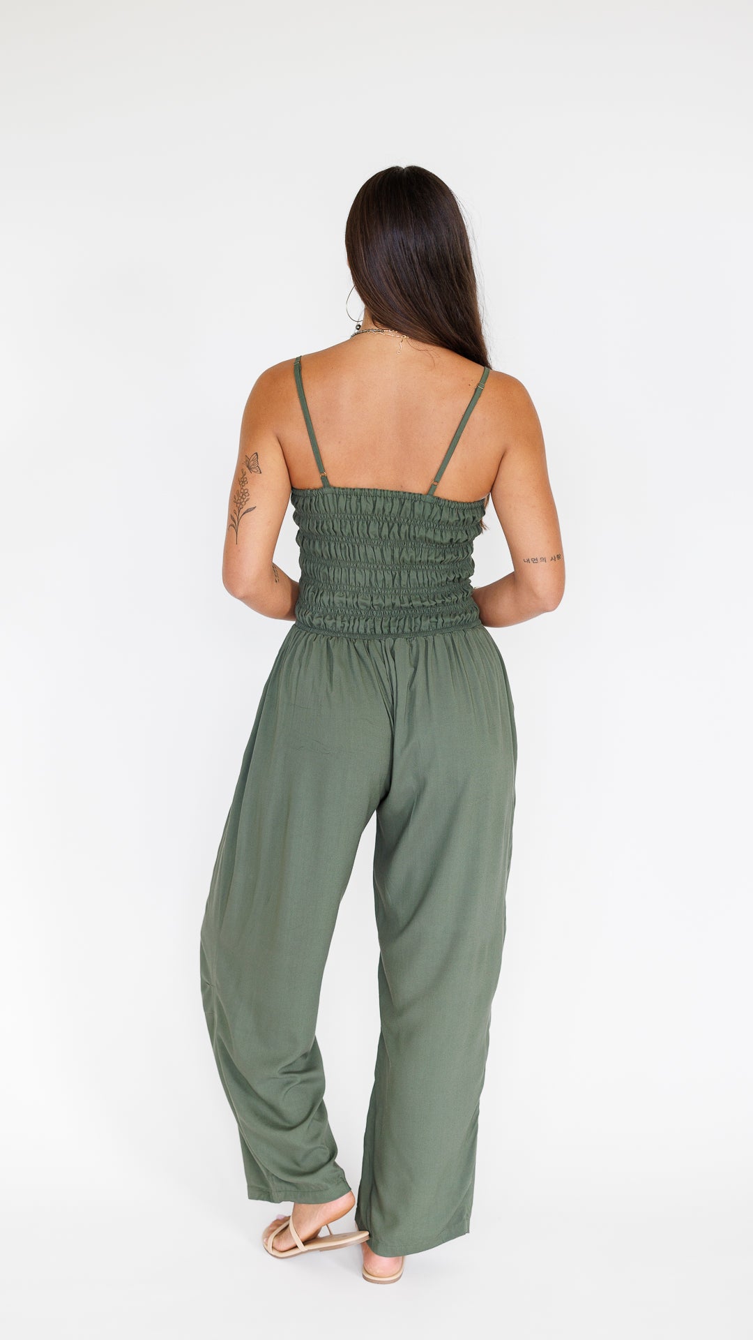 Jade Jumpsuit / Seaweed