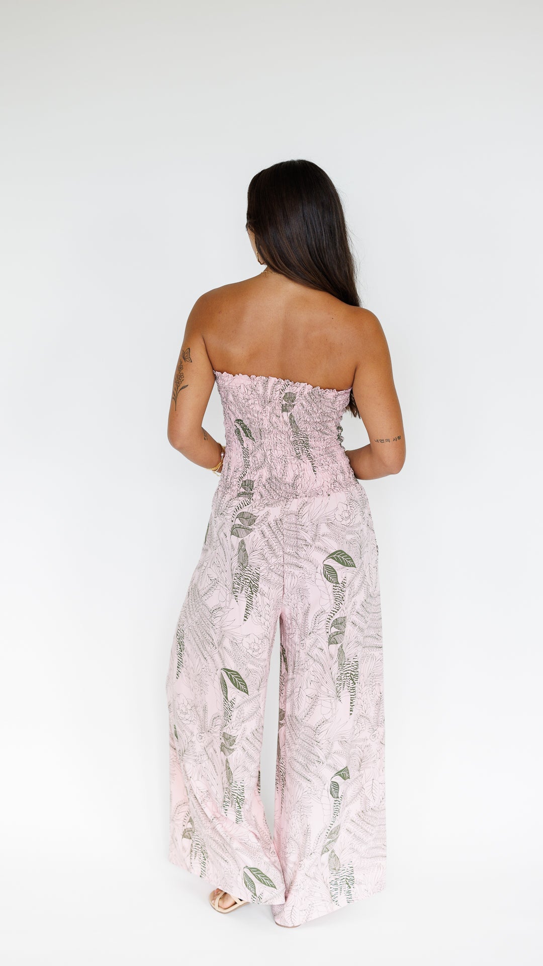 Lawai Jumpsuit / Flora Blush