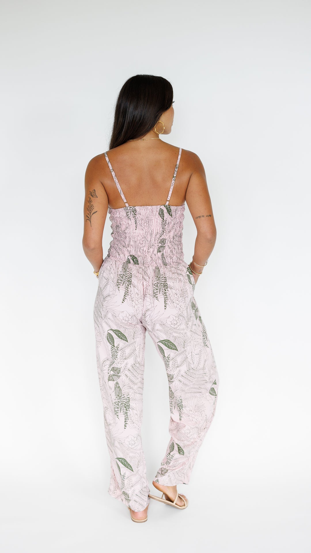 Jade Jumpsuit / Flora Blush