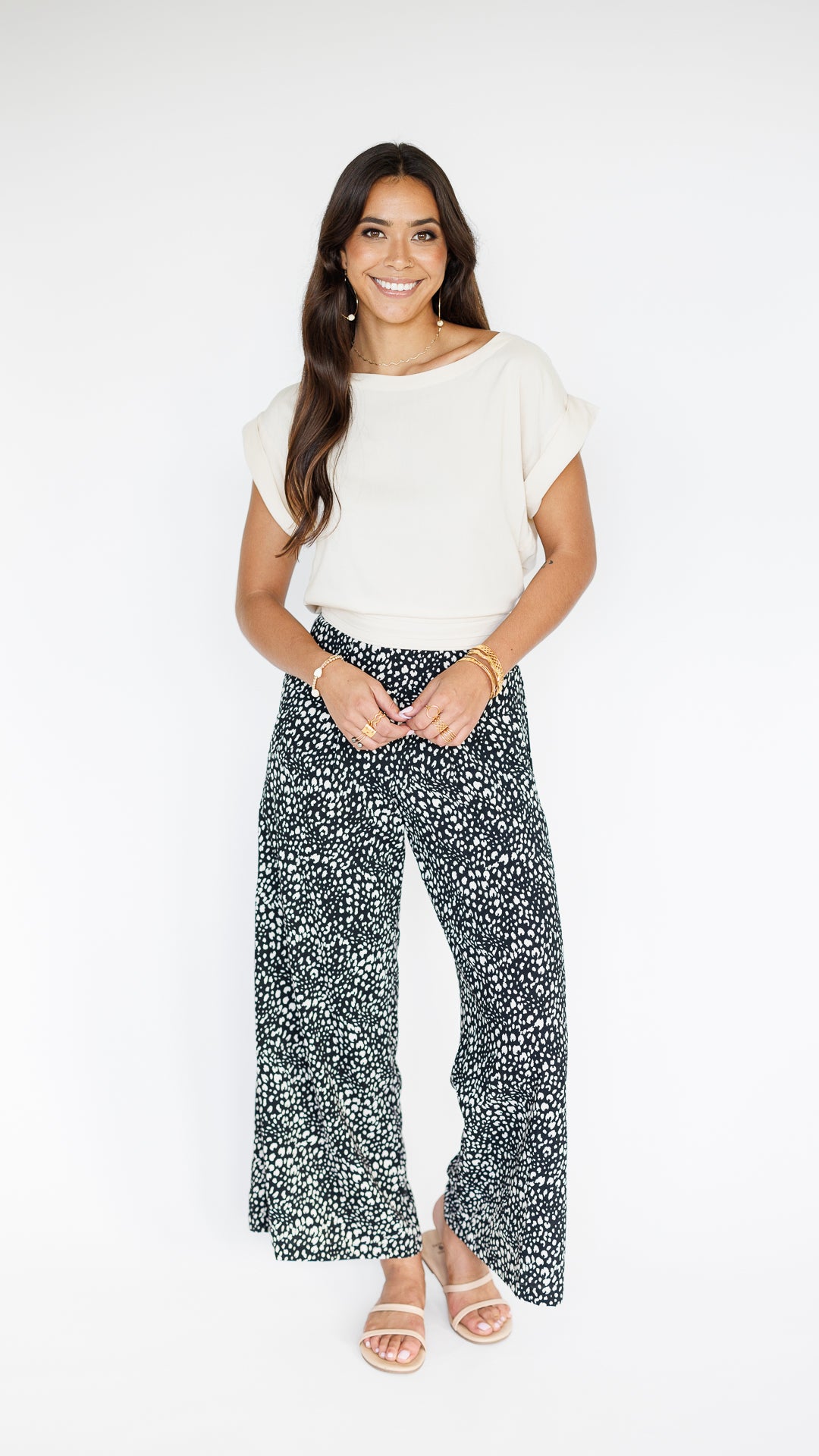 Johanna Pant / Speckled Black