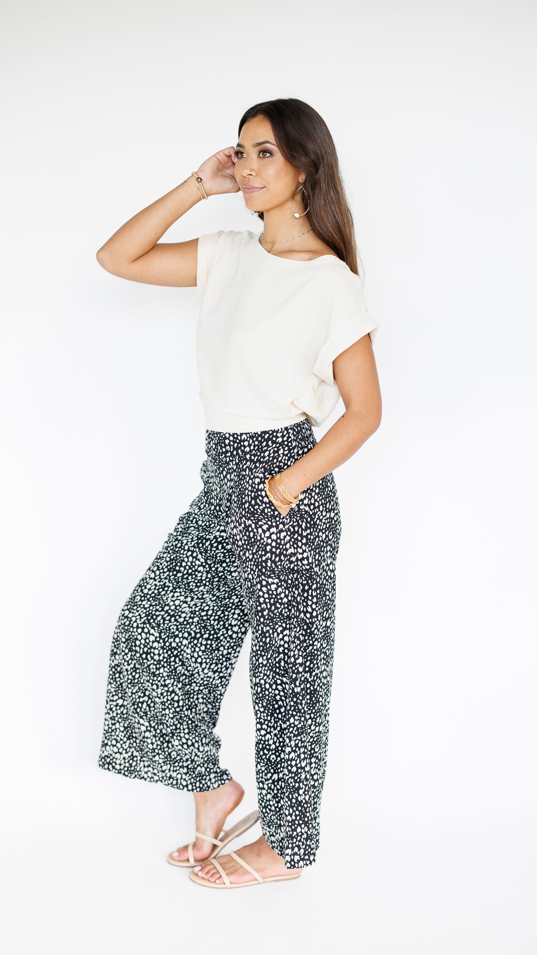 Johanna Pant / Speckled Black