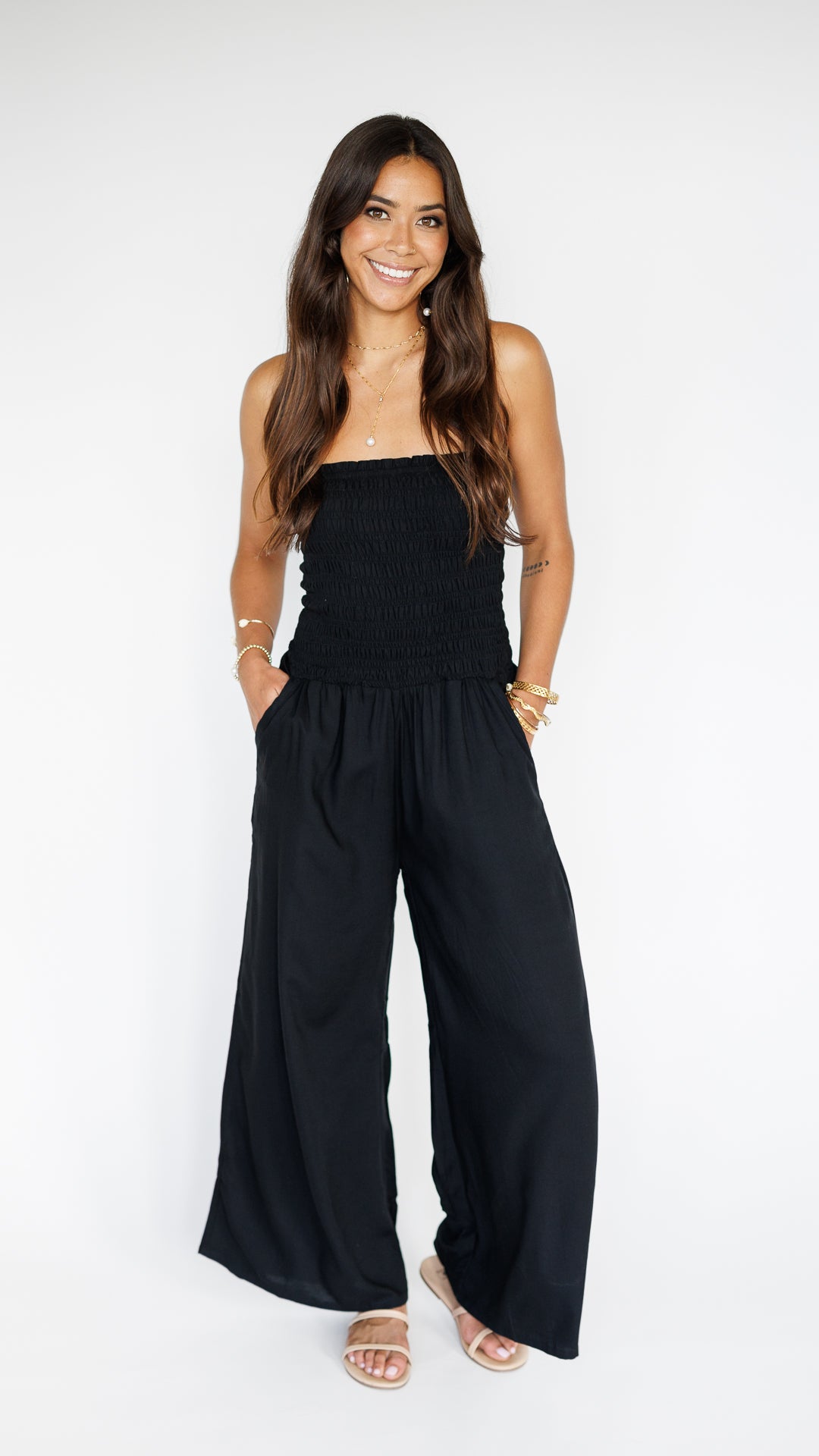 Lawai Jumpsuit / Solid Black