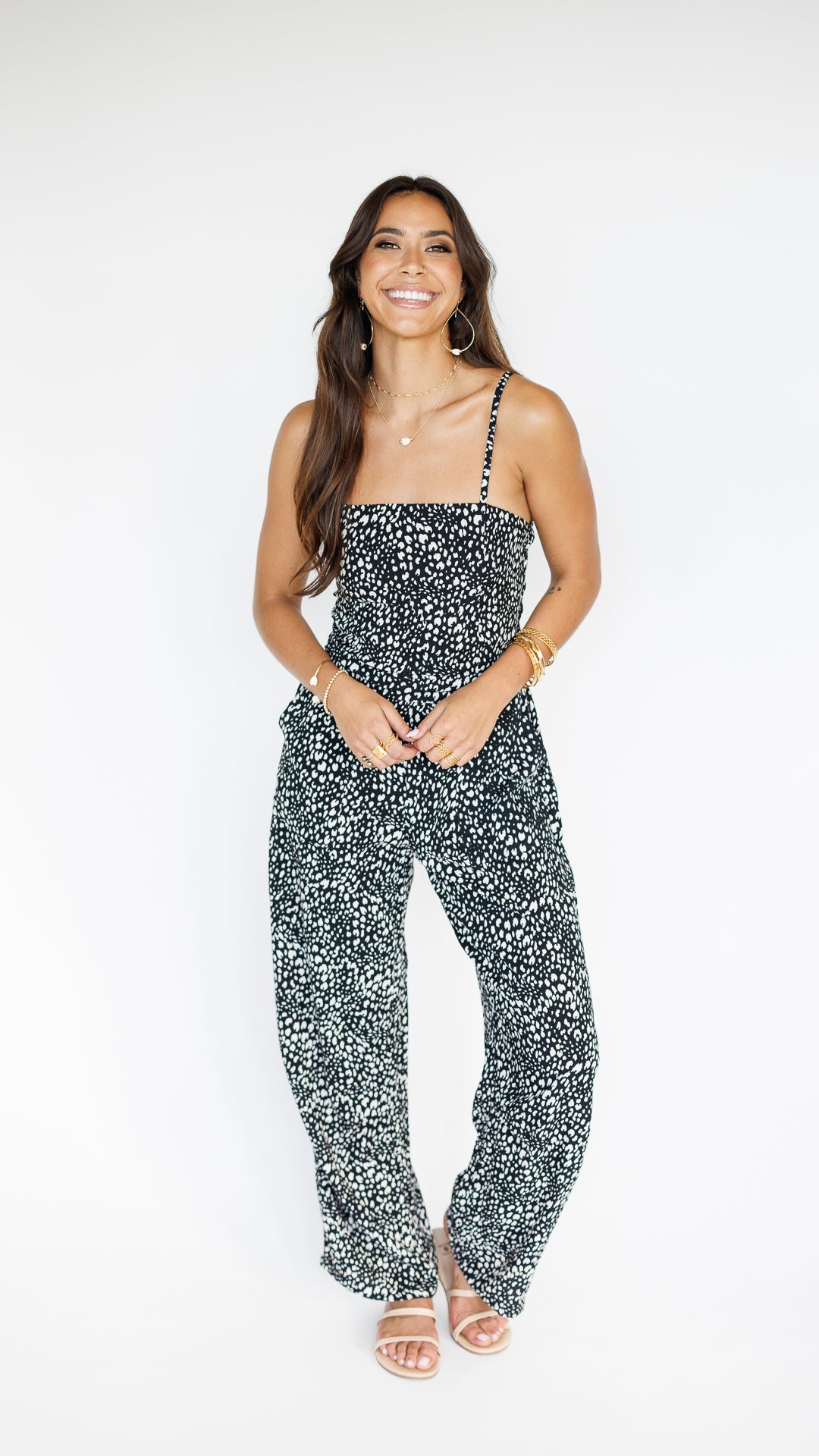 Jade Jumpsuit / Speckled Black